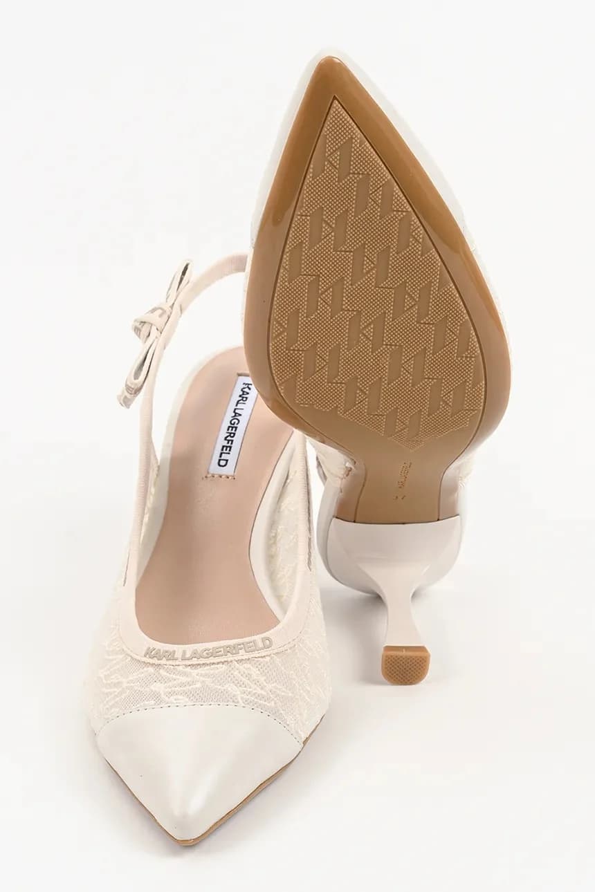 Кожаные туфли Sienna на высоком каблуке - фото 5