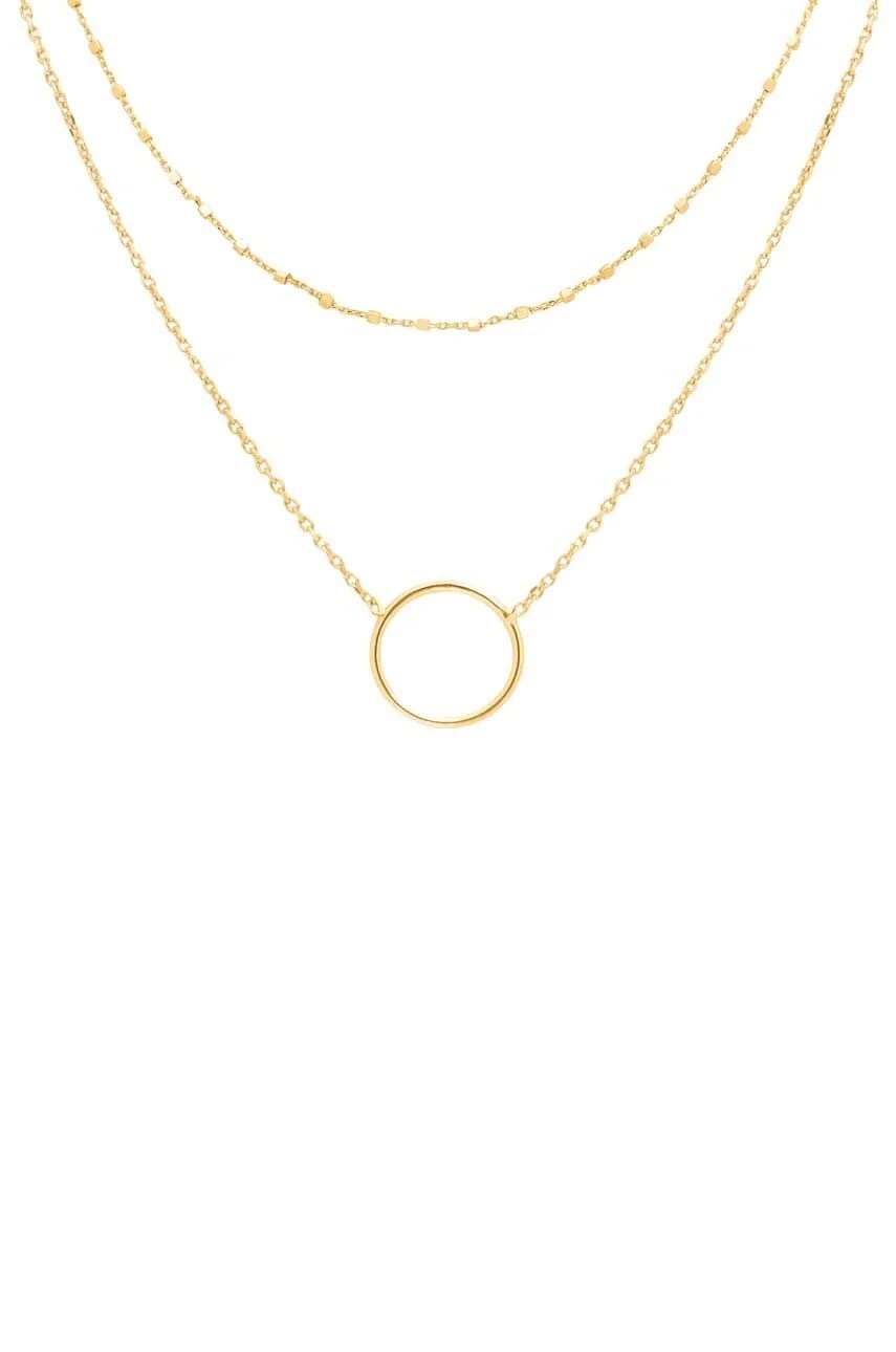 Колье COSMO из позолоченного серебра