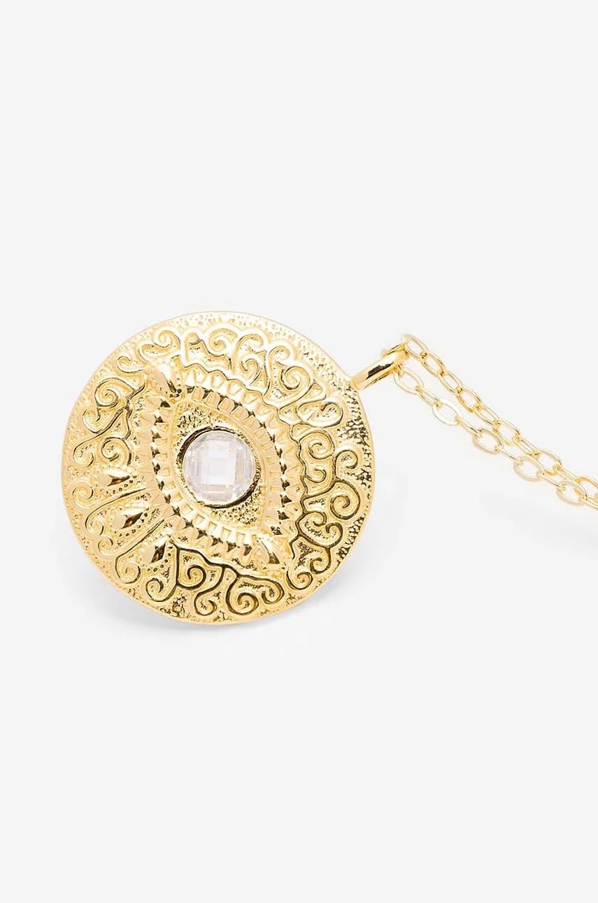 ВИНТАЖНОЕ серебряное позолоченное колье - фото 2