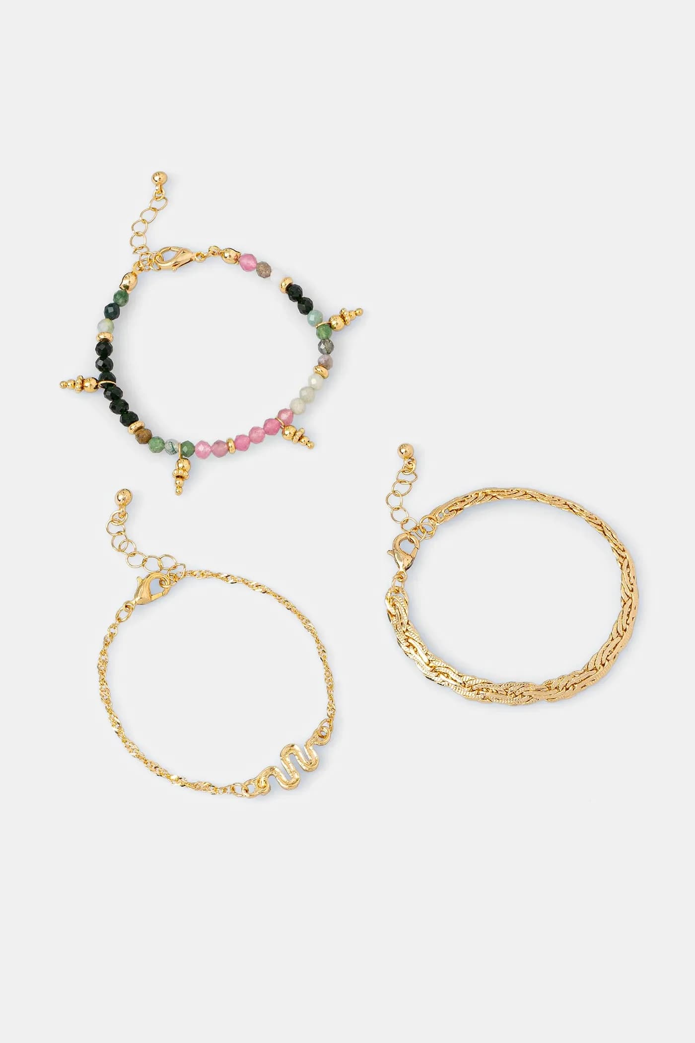 3 пары браслетов