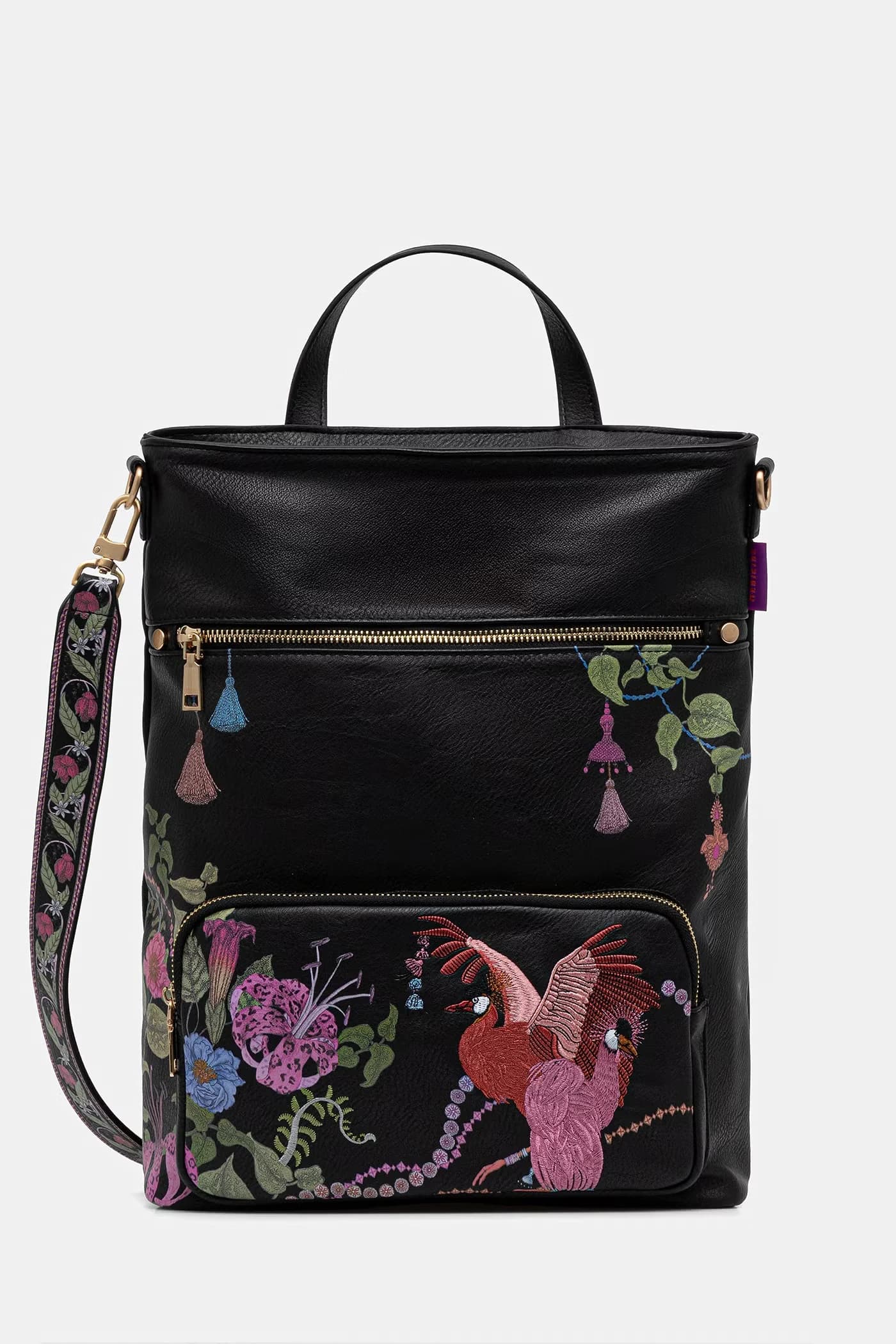 Женский рюкзак из искусственной кожи. - фото 2