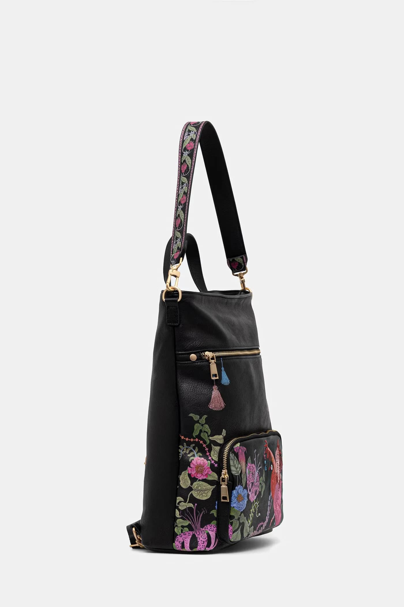 Женский рюкзак из искусственной кожи. - фото 3