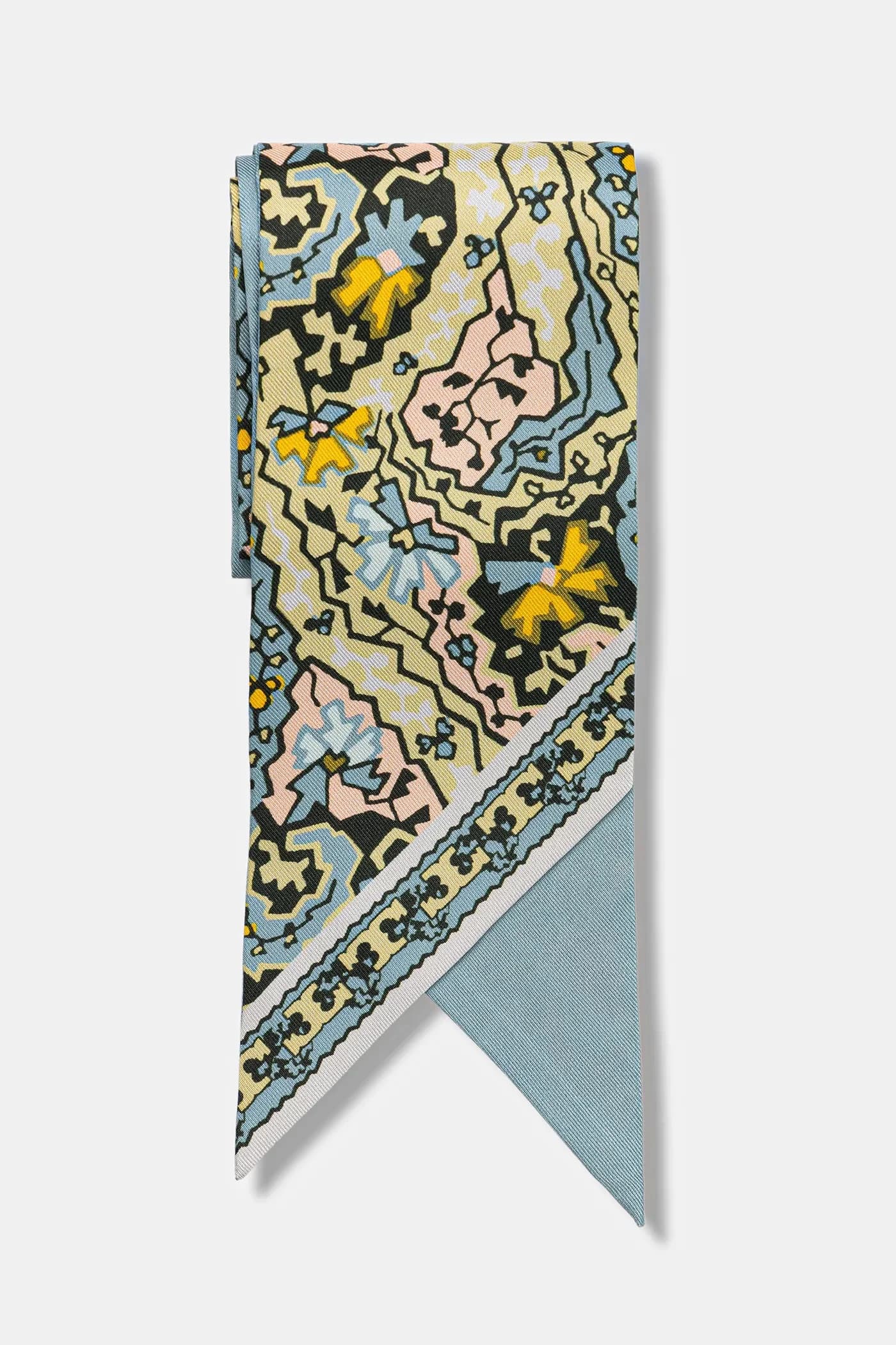 Шелковый шарф Dream с узором пейсли - фото 3