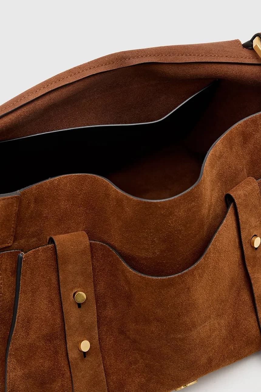 сумка URSA из нубука - фото 5