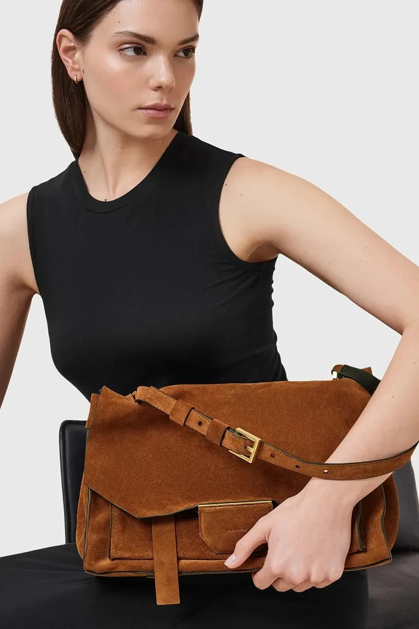 сумка URSA из нубука - фото 7