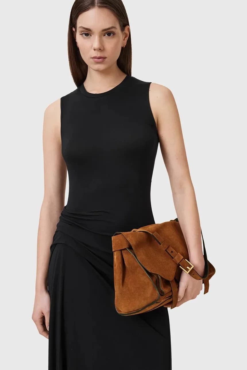 сумка URSA из нубука - фото 8