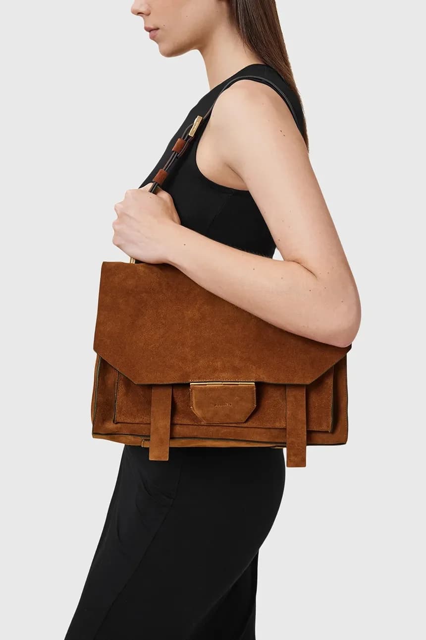 сумка URSA из нубука - фото 9
