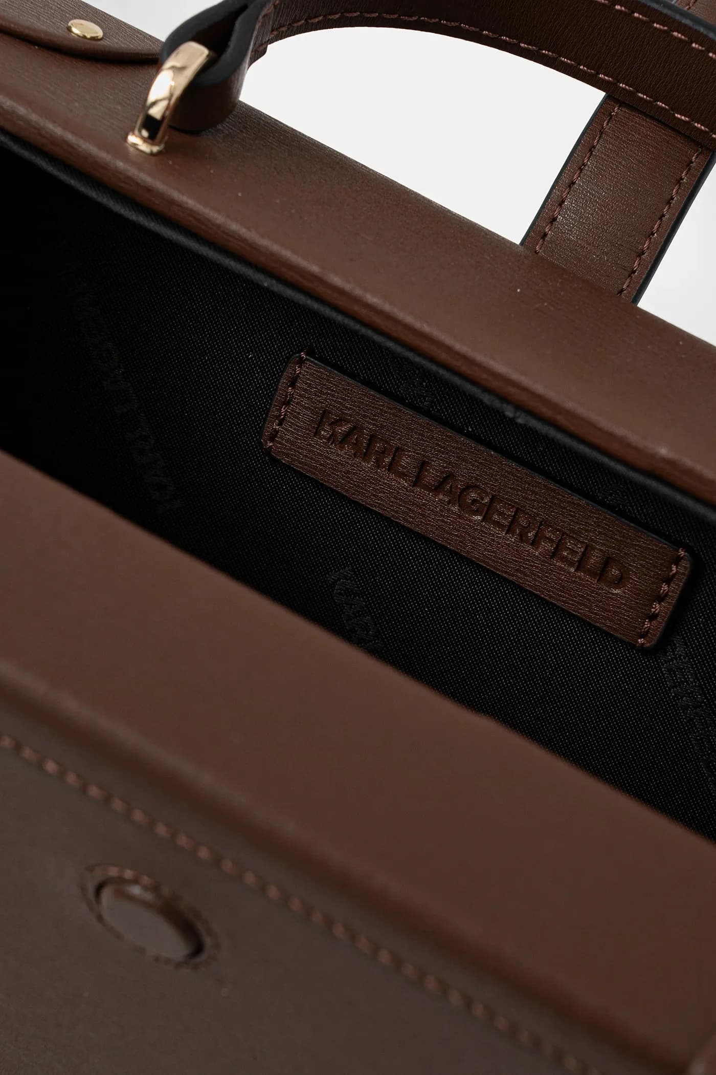 Кожаная сумка K/AUTOGRAPH - фото 5