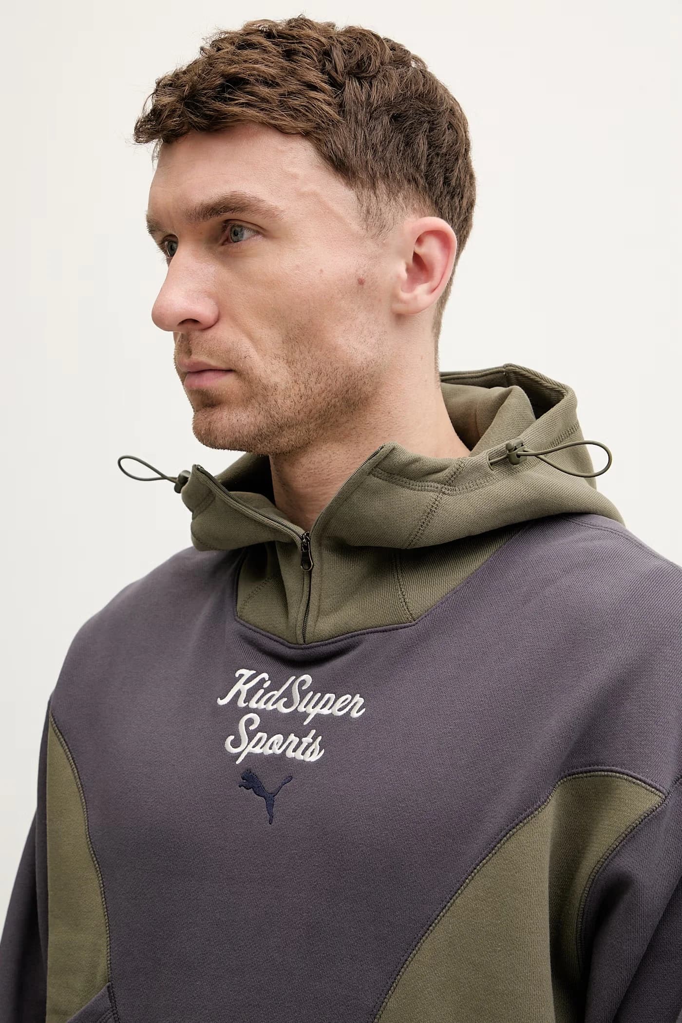 Хлопковая толстовка Puma x Брюки KIDSUPER - фото 4