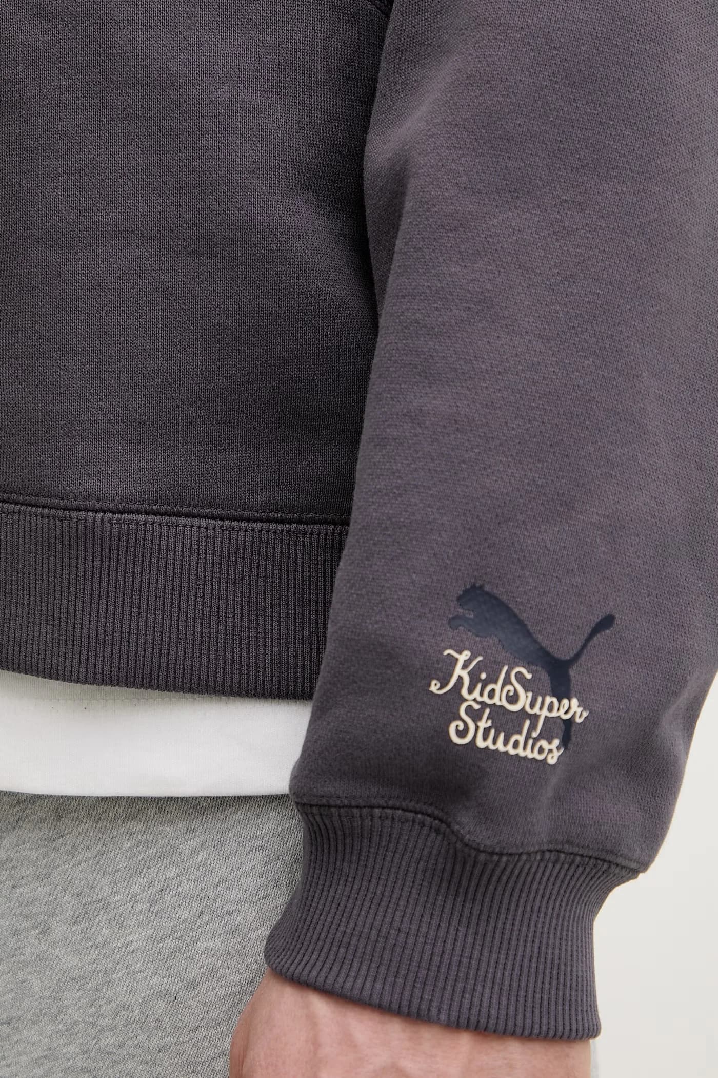 Хлопковая толстовка Puma x Брюки KIDSUPER - фото 5