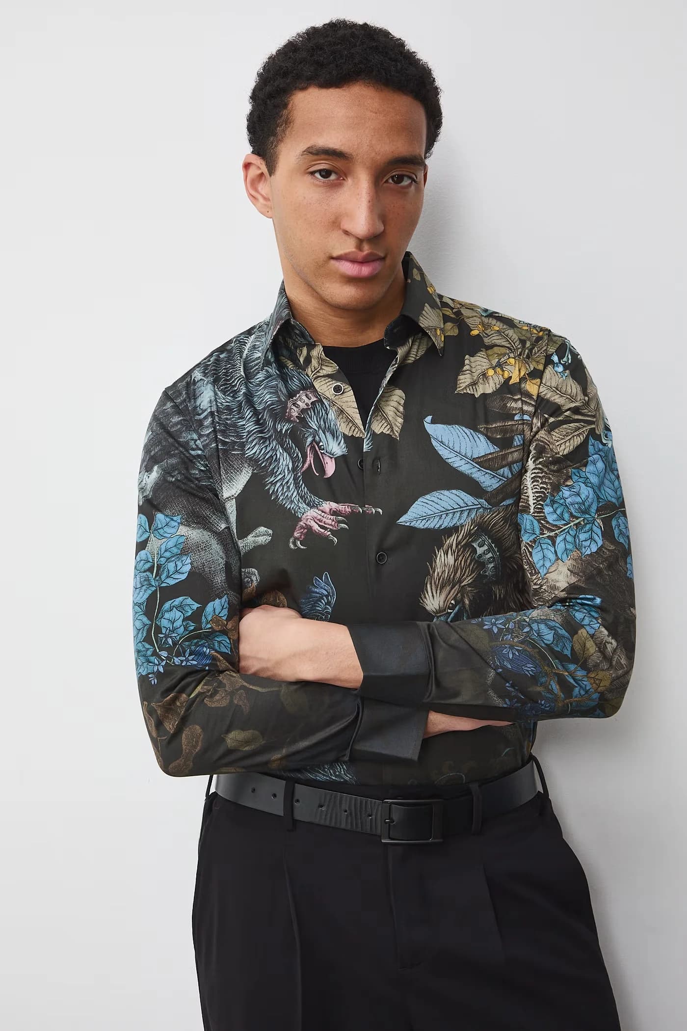 Мужская хлопковая рубашка - фото 2