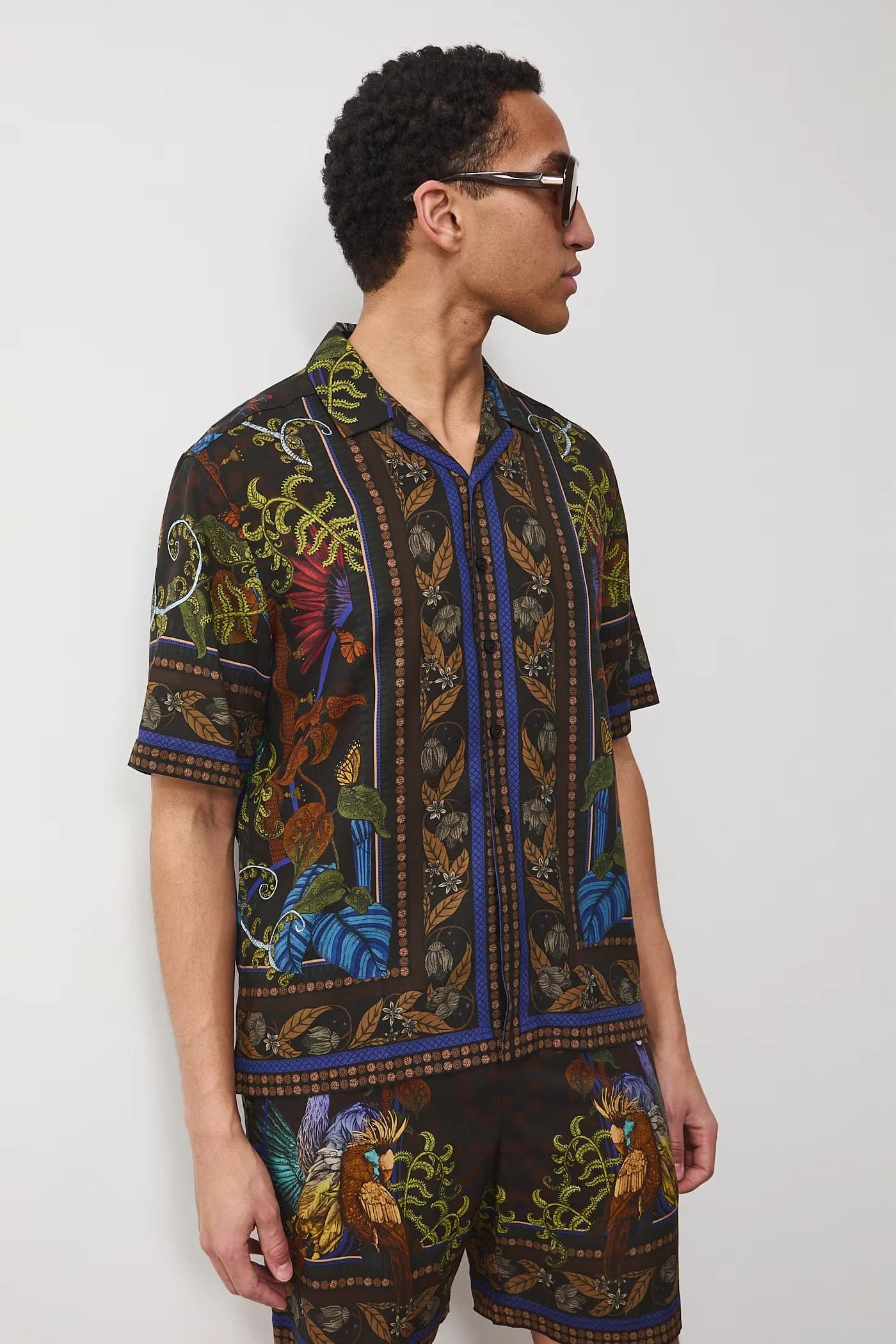 Мужская рубашка из смесового льна