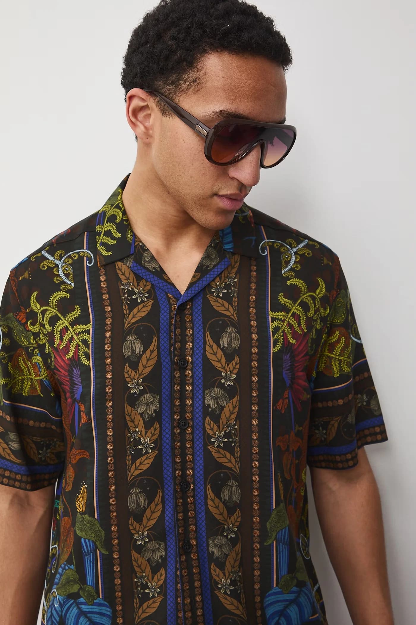 Мужская рубашка из смесового льна - фото 4