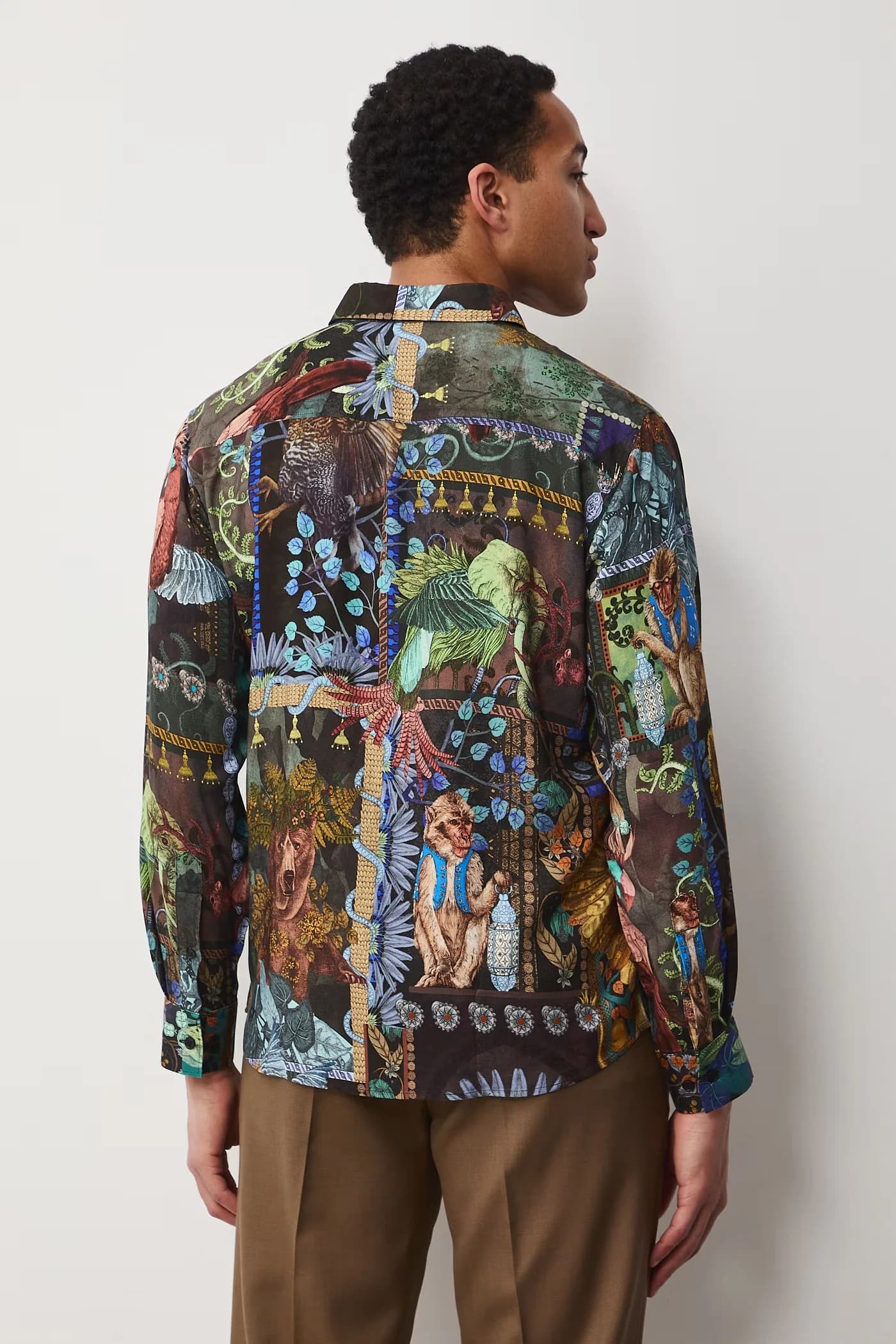 Мужская рубашка из вискозы - фото 4