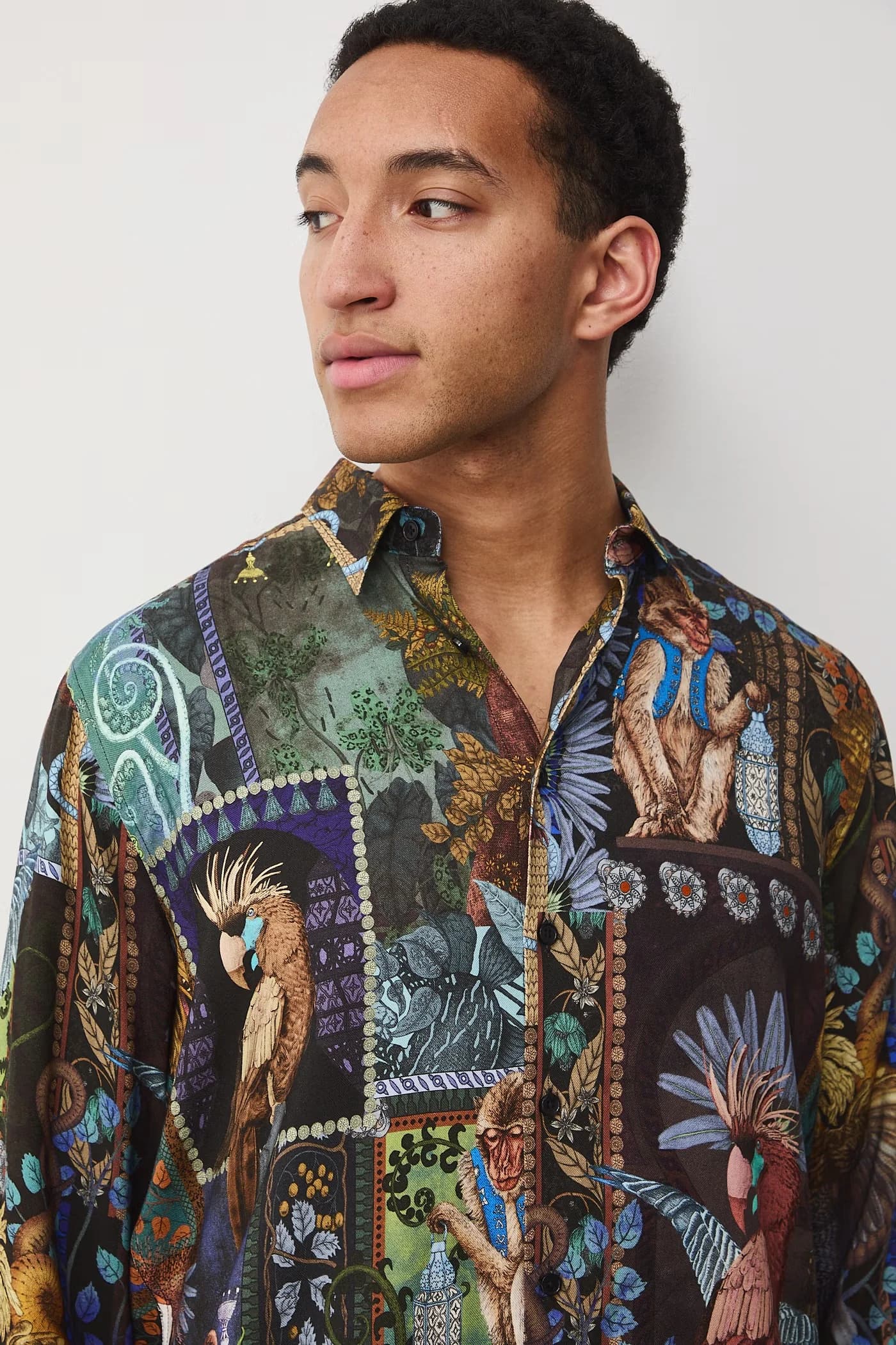 Мужская рубашка из вискозы - фото 5