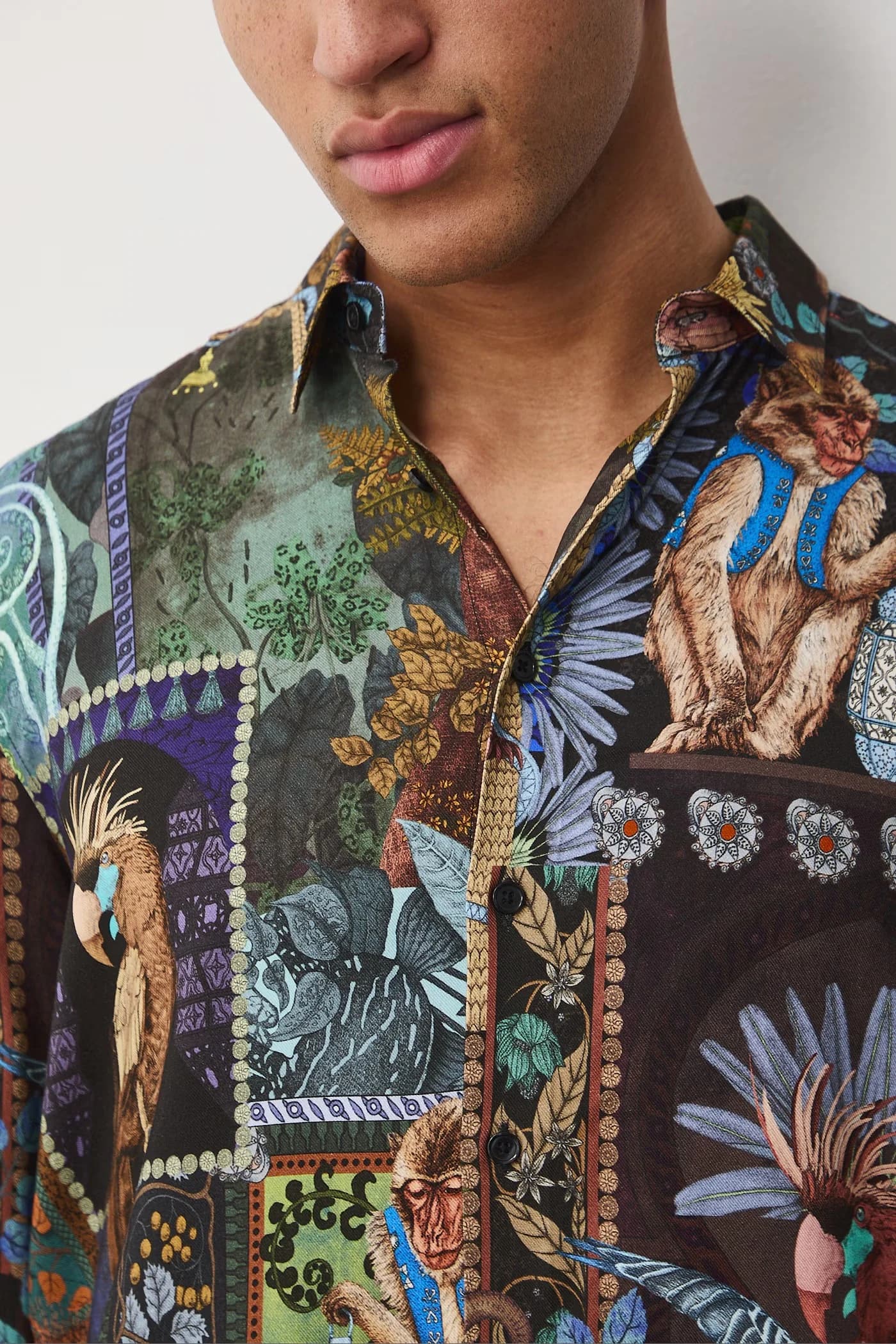 Мужская рубашка из вискозы - фото 6