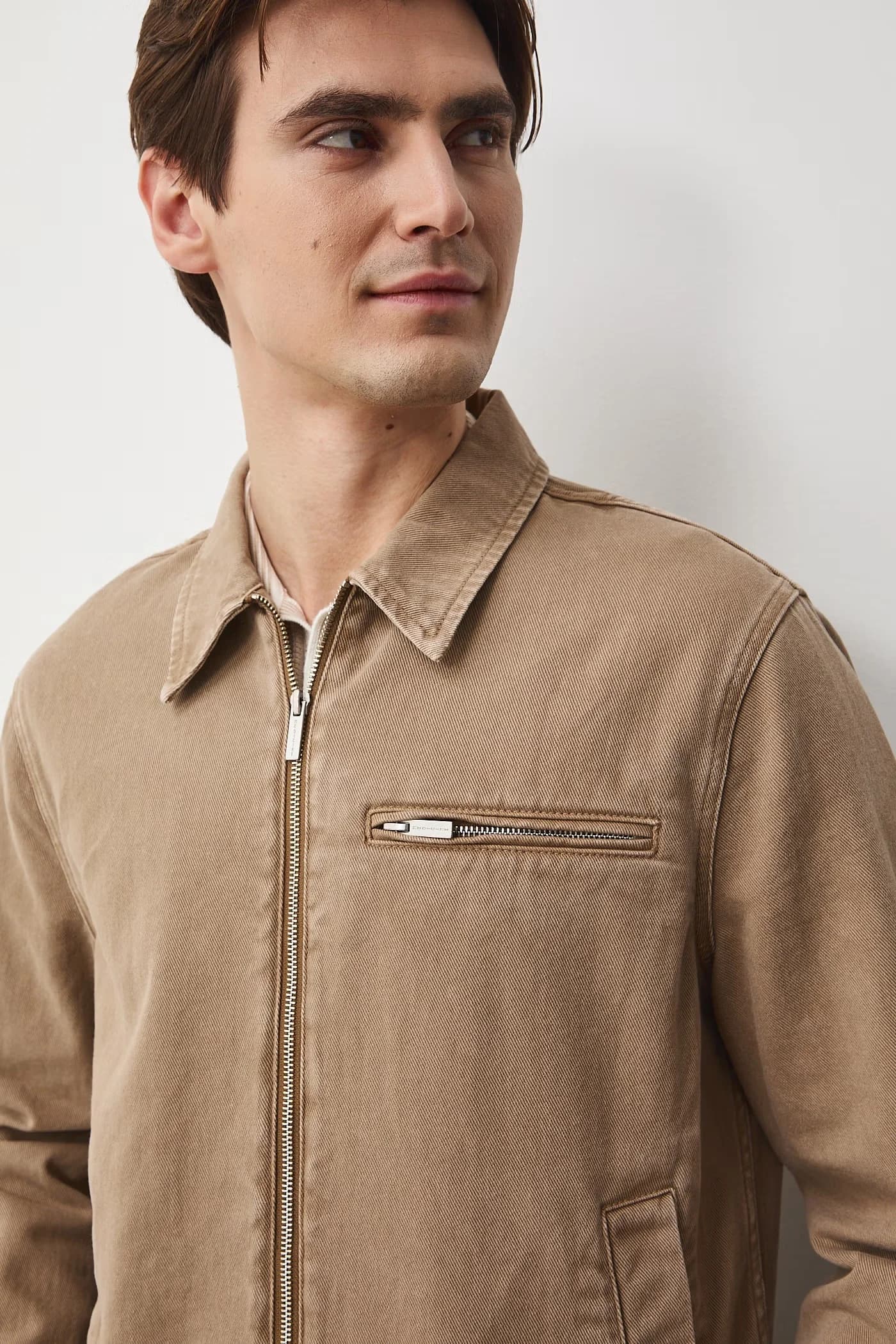 Мужская джинсовая куртка из хлопка - фото 4