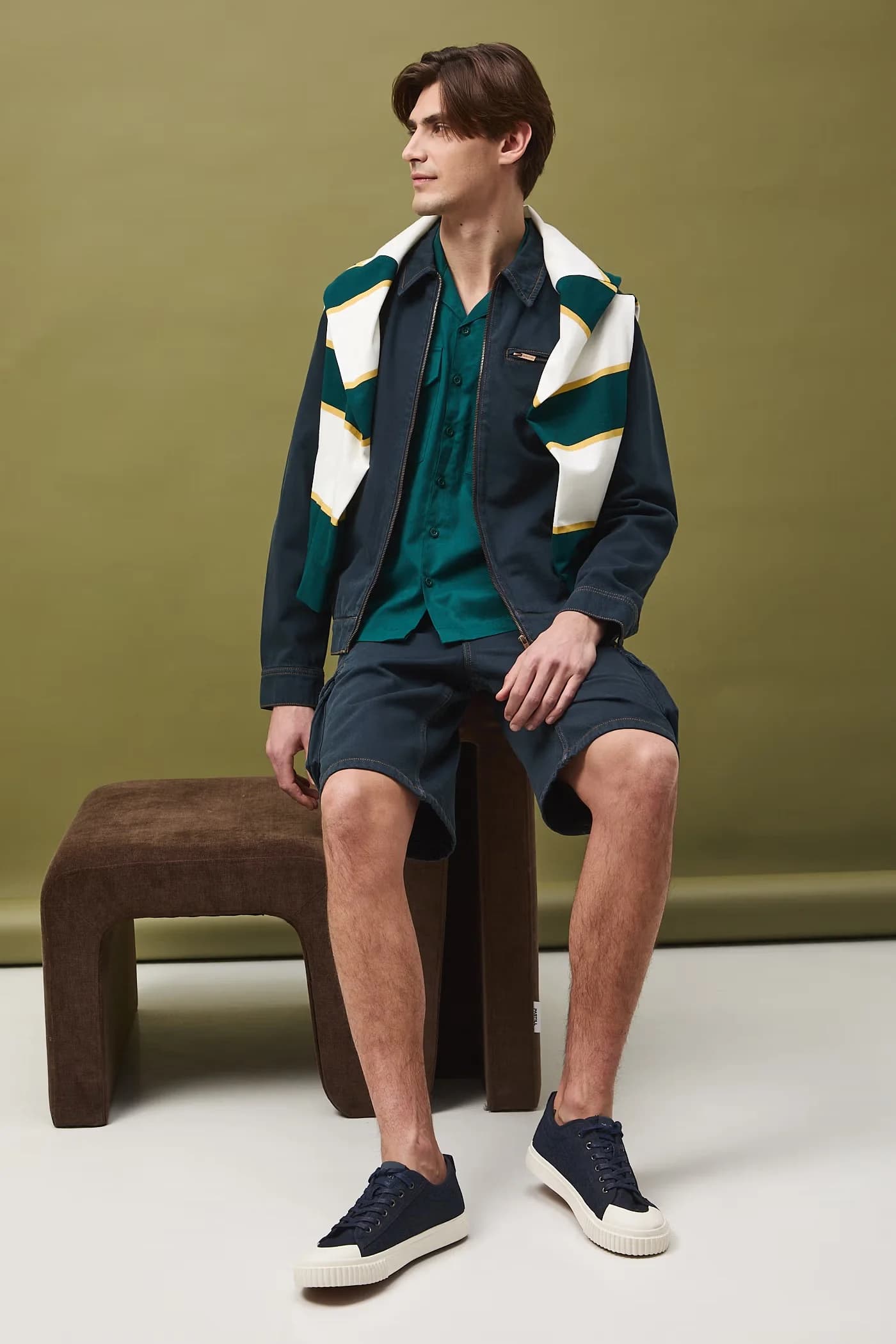 Мужская джинсовая куртка из хлопка