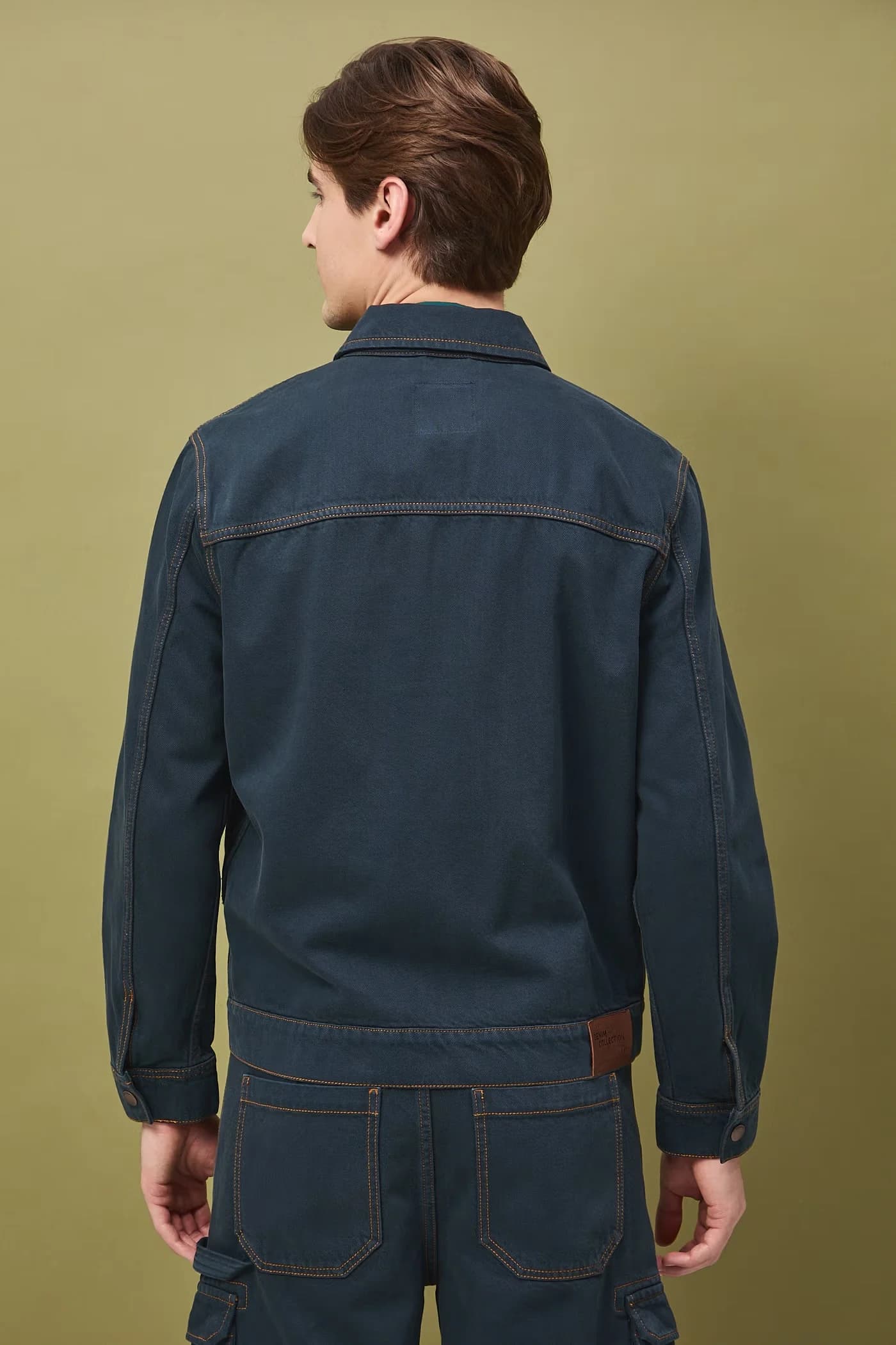 Мужская джинсовая куртка из хлопка - фото 3