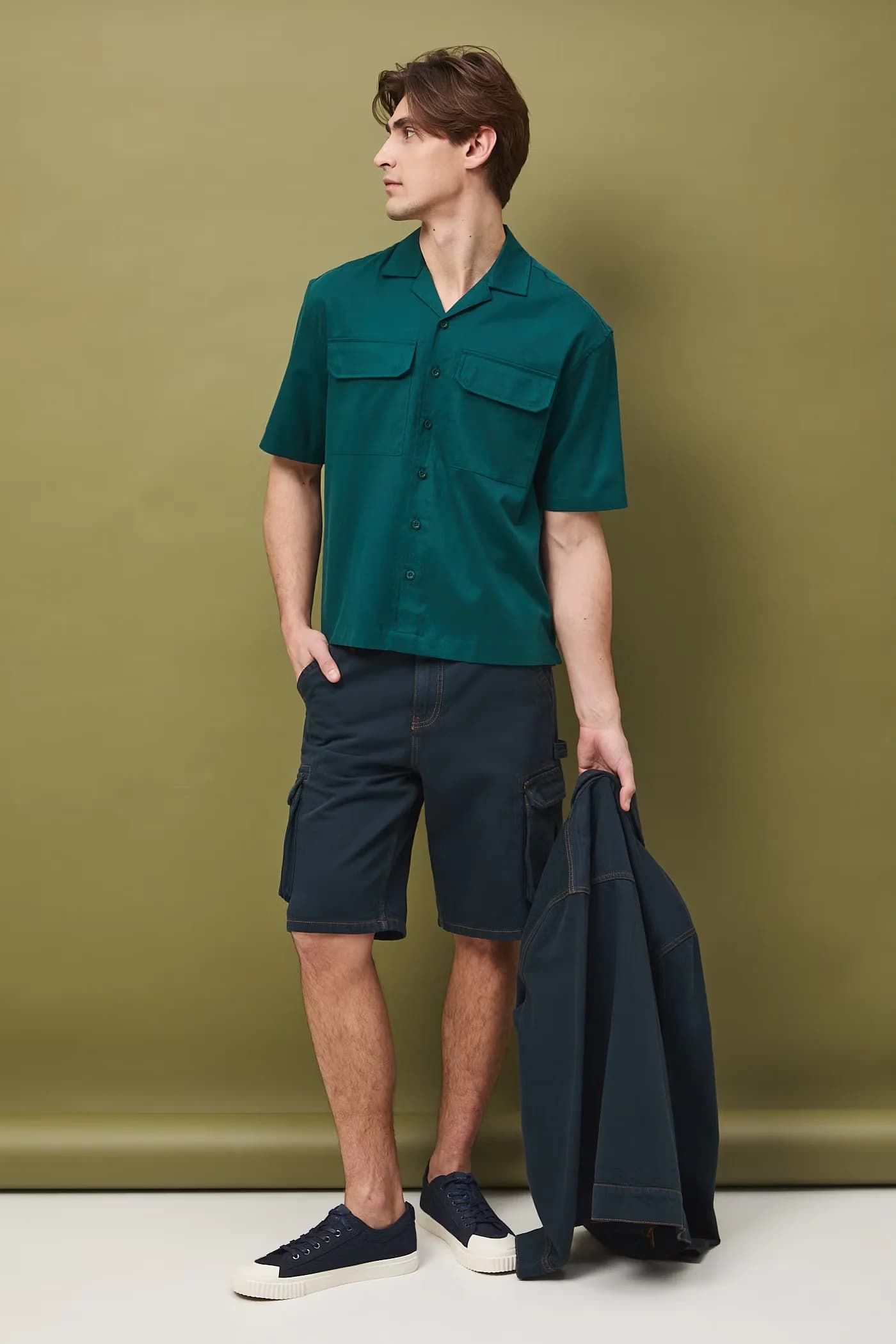 Мужская джинсовая куртка из хлопка - фото 4