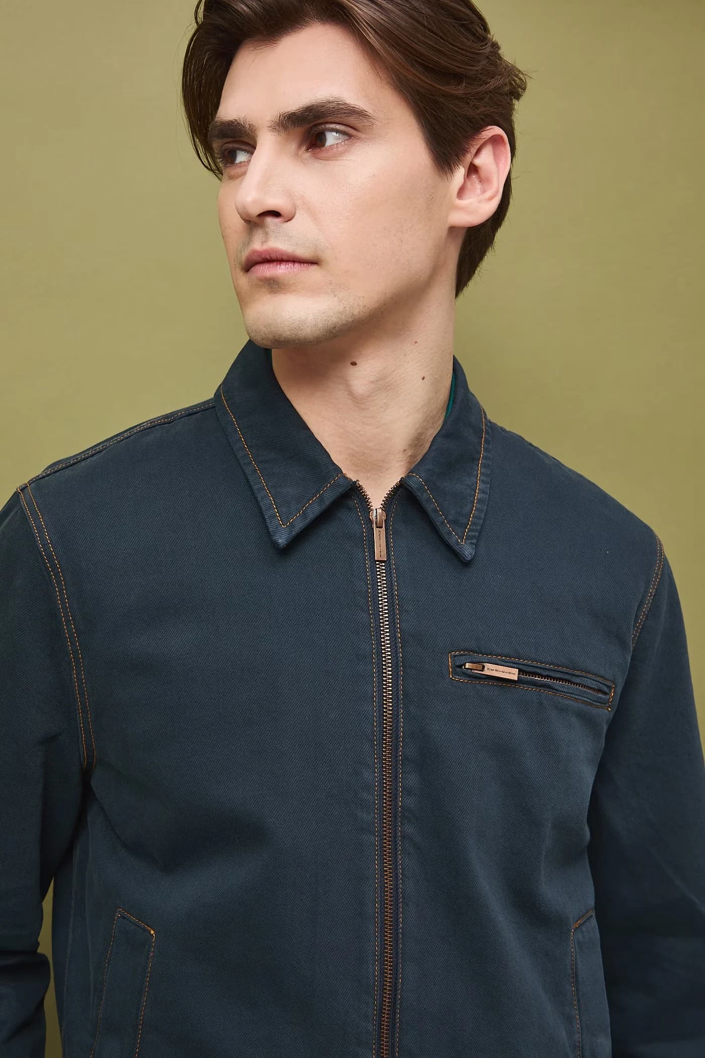 Мужская джинсовая куртка из хлопка - фото 5