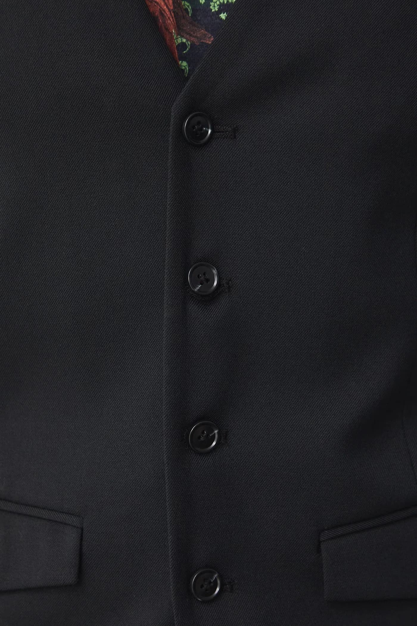 Мужской однобортный жилет из шерсти - фото 6