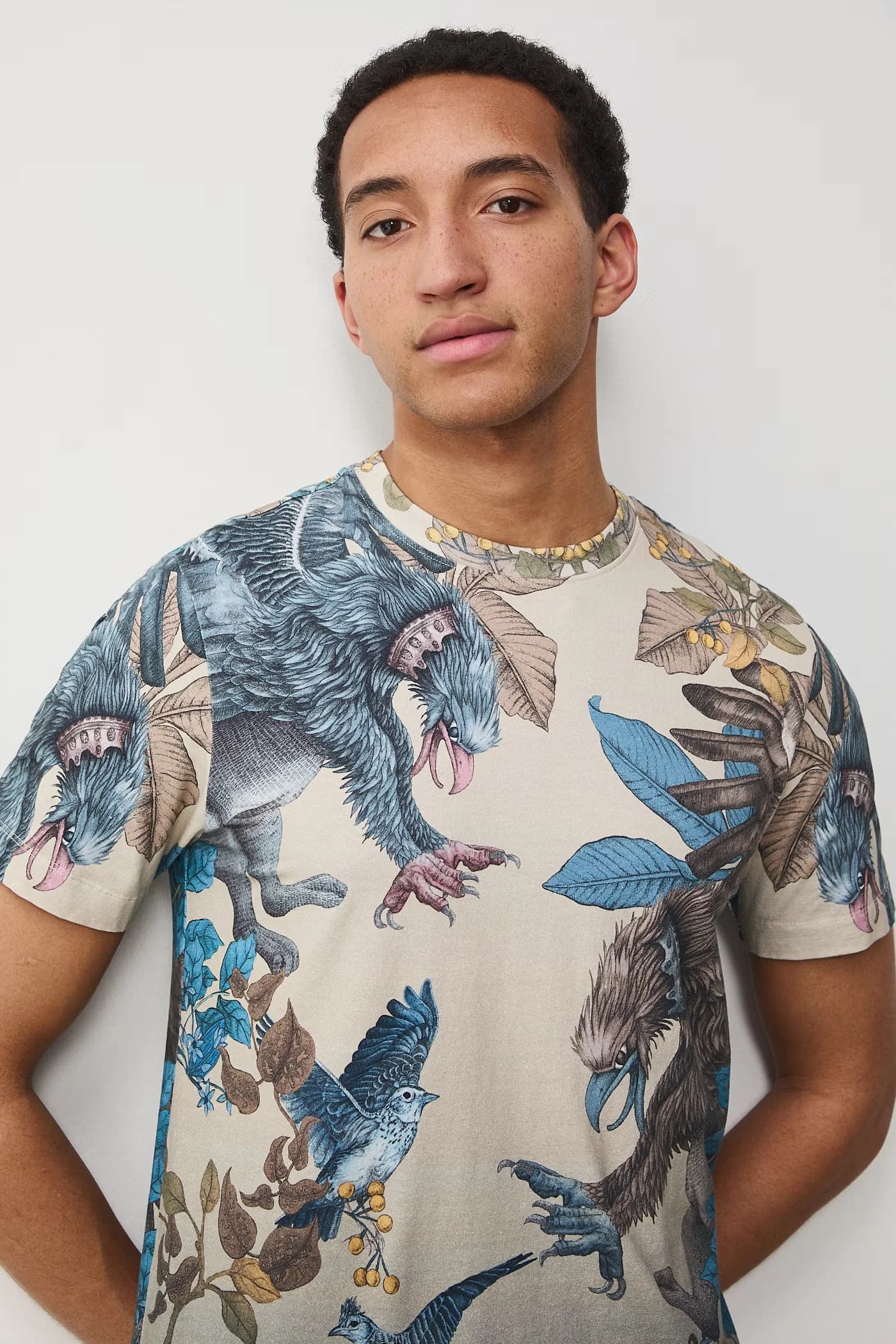 Мужская футболка из хлопка с эластаном - фото 5