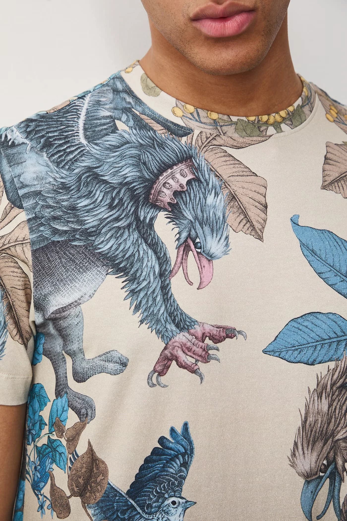 Мужская футболка из хлопка с эластаном - фото 6