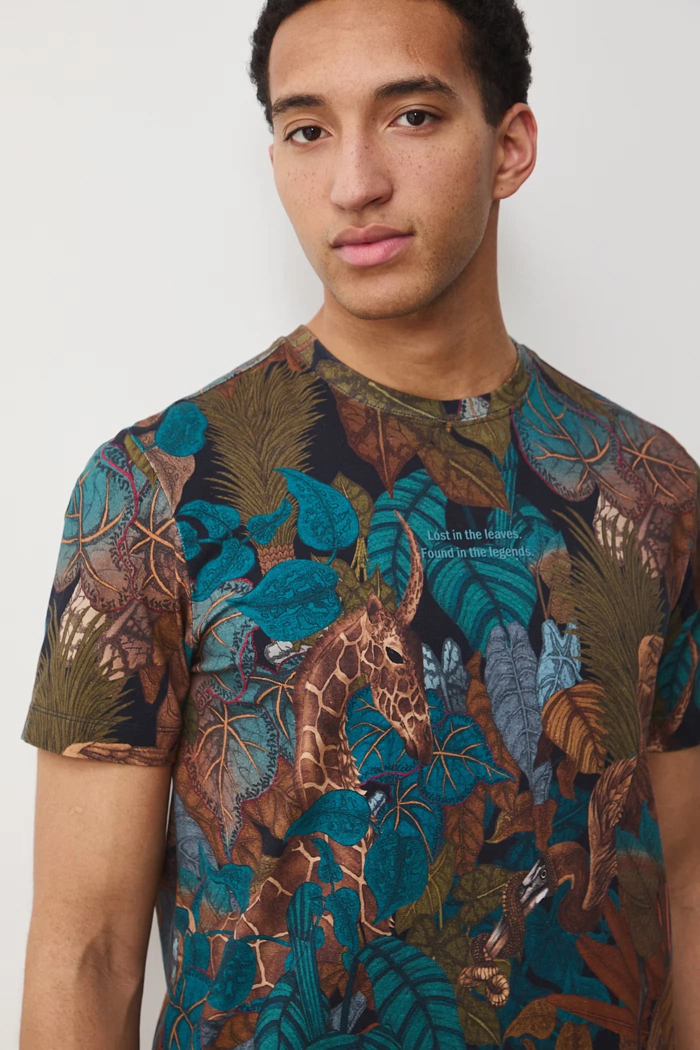 Мужская футболка из хлопка с эластаном - фото 5