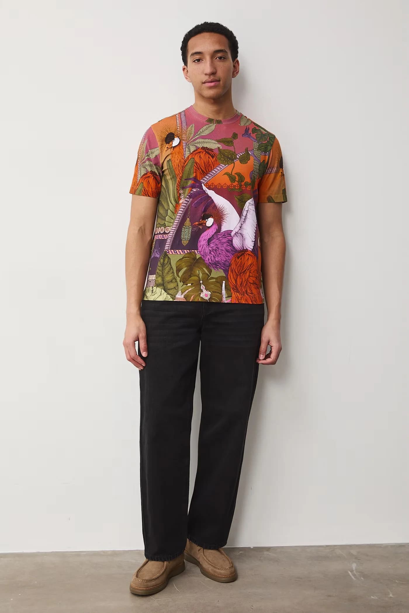 Мужская футболка из хлопка с эластаном - фото 3