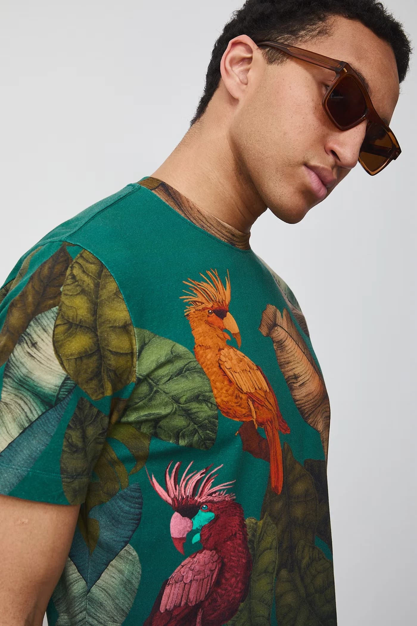 Мужская футболка из хлопка с эластаном - фото 2