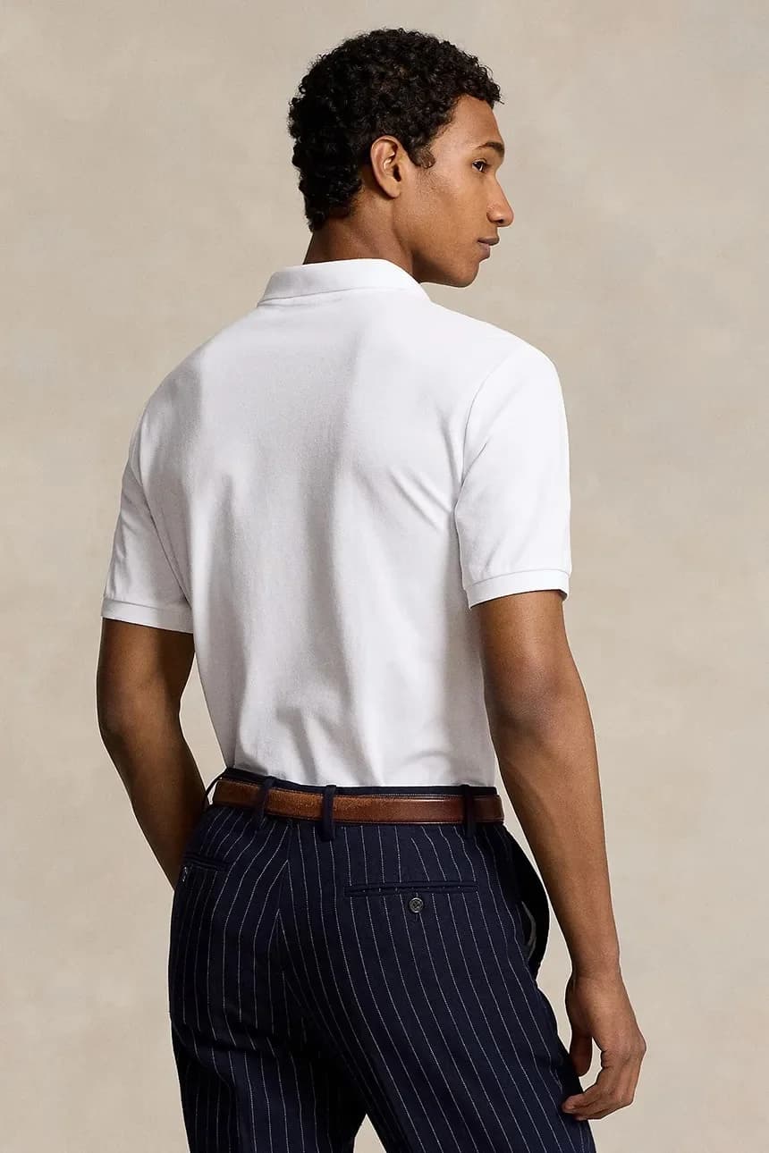 Хлопковая рубашка-поло - фото 2