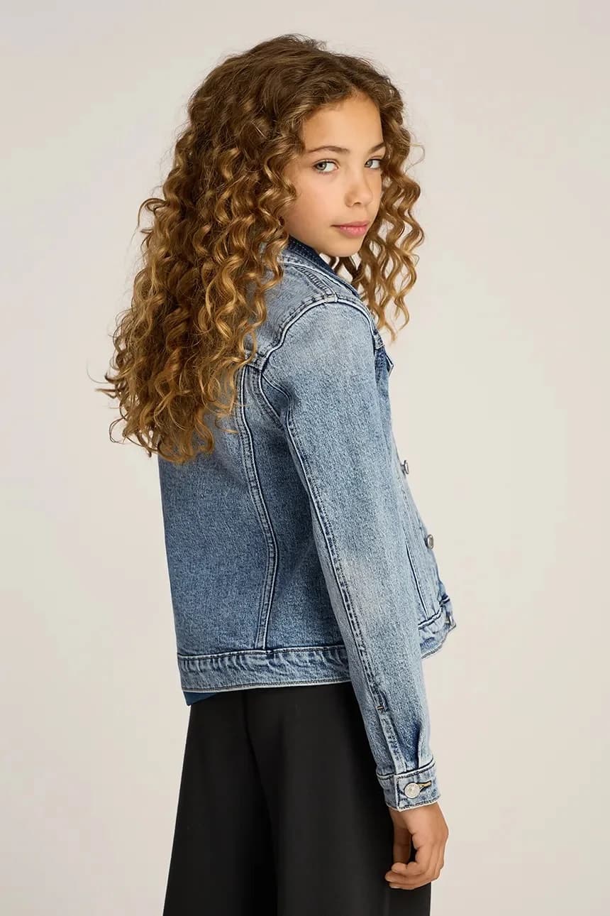 Детская джинсовая куртка - фото 4