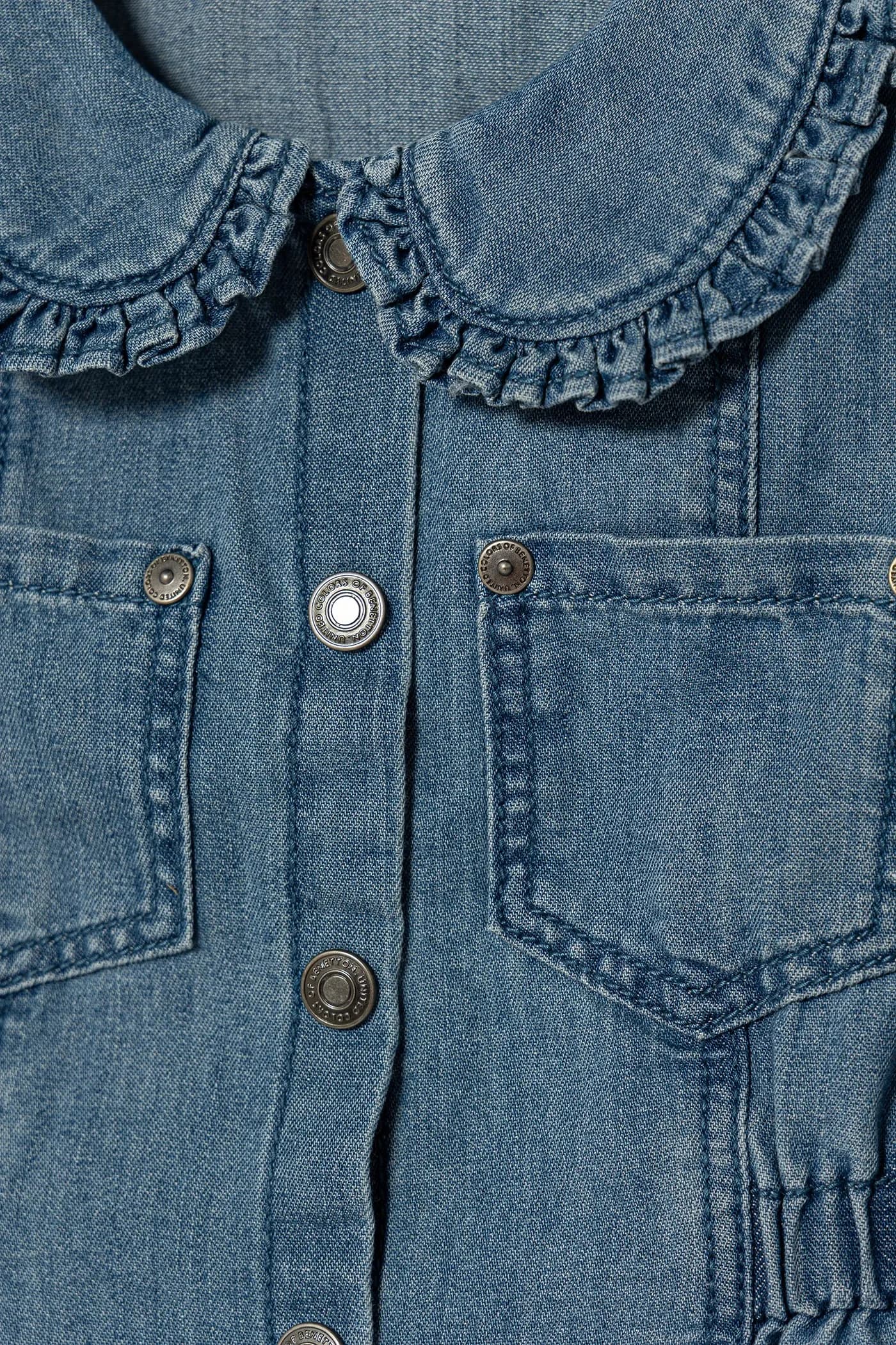 Детское джинсовое платье - фото 3