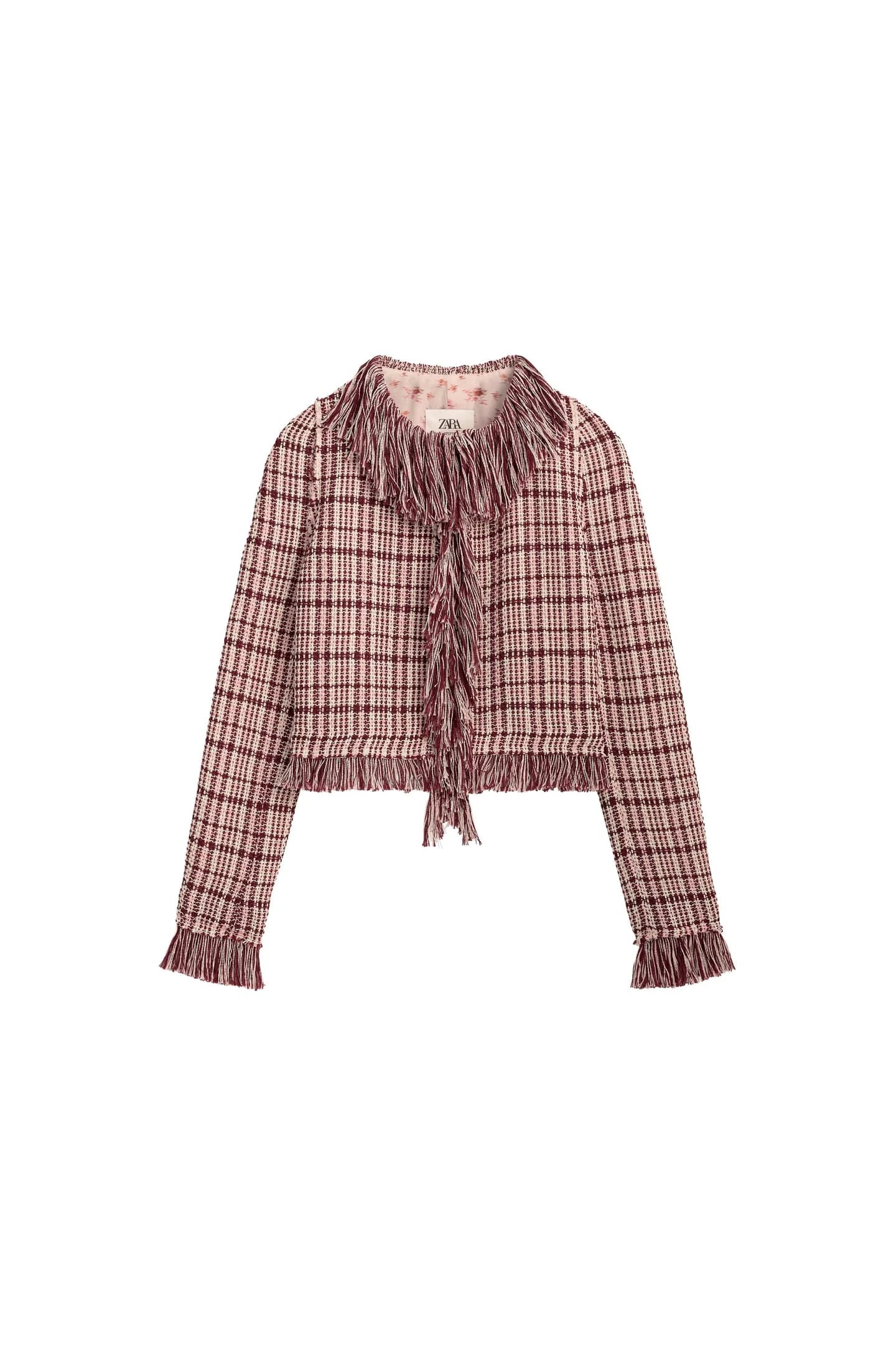 КУРТКА ИЗ СТРУКТУРНОЙ ТКАНИ С БАЛЯРКОЙ, ОГРАНИЧЕННАЯ ВЫПУСКА - фото 3