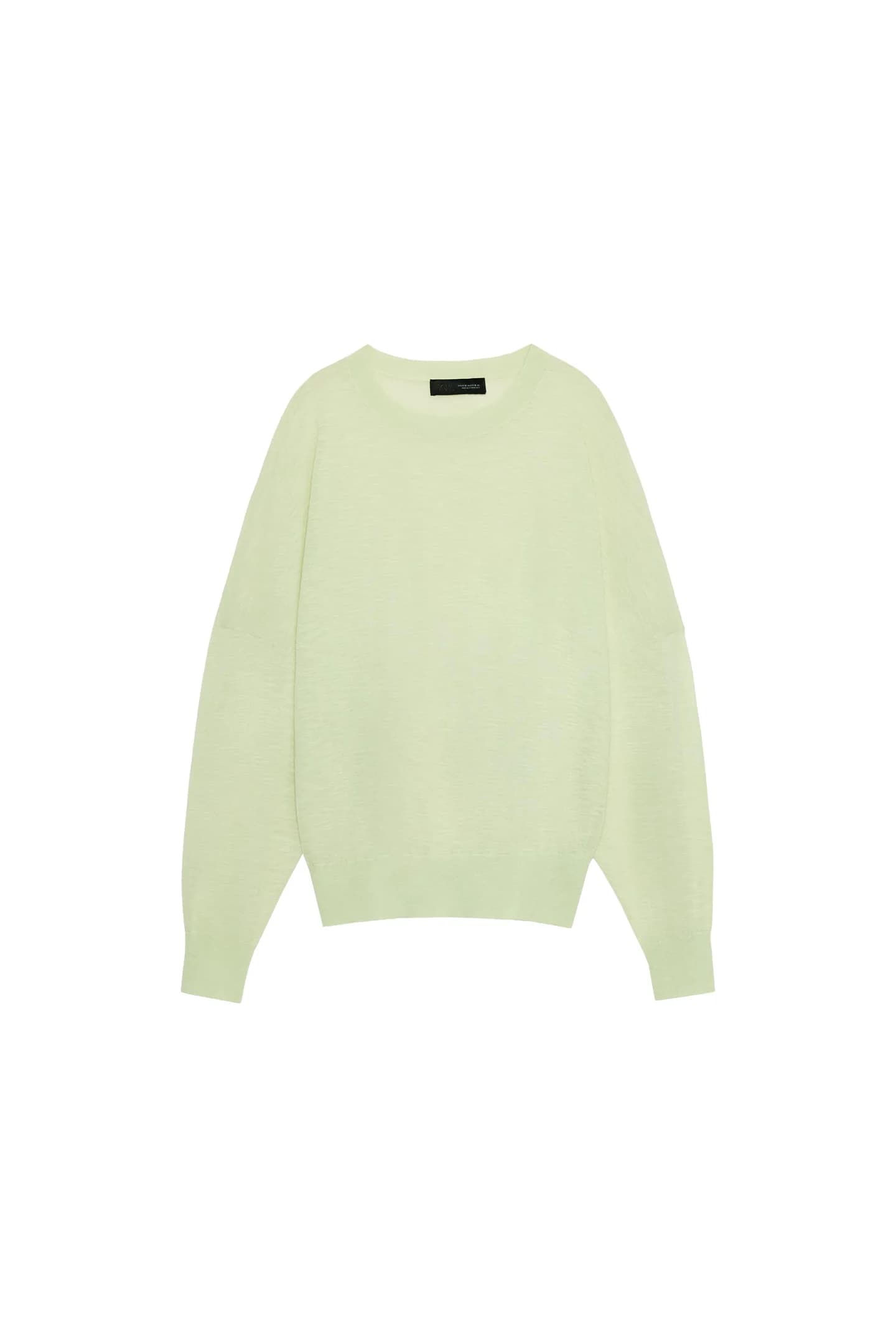 ОЧЕНЬ ТОНКИЙ ТРИКОТАЖНЫЙ СВИТЕР ИЗ ШЕРСТИ - фото 3