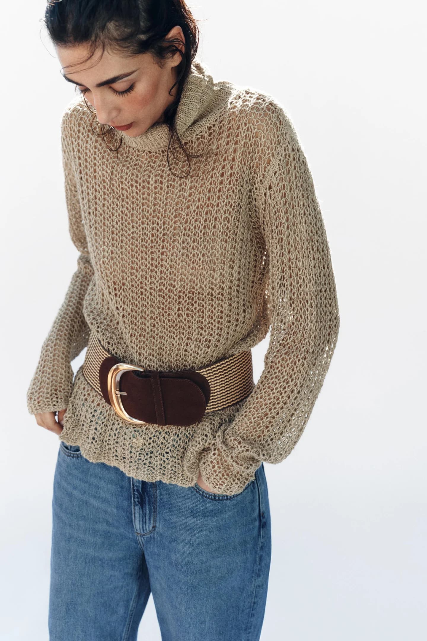 РЕМЕНЬ С РАЗДЕЛКАМИ И РАФИЕЙ - фото 3