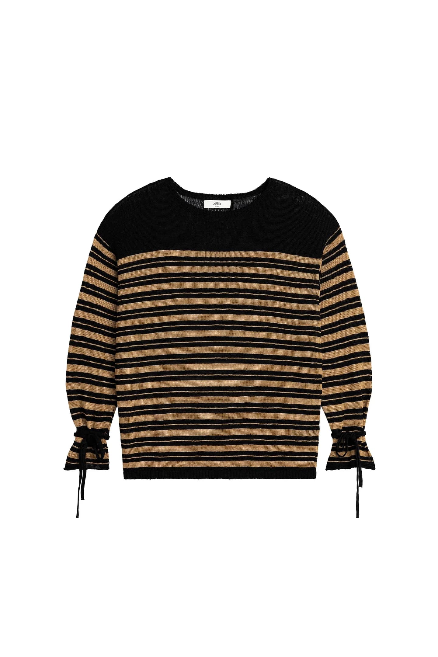 ПОЛОСАТЫЙ СВИТЕР ИЗ ЛЬНА И ВИСКОЗЫ - фото 3