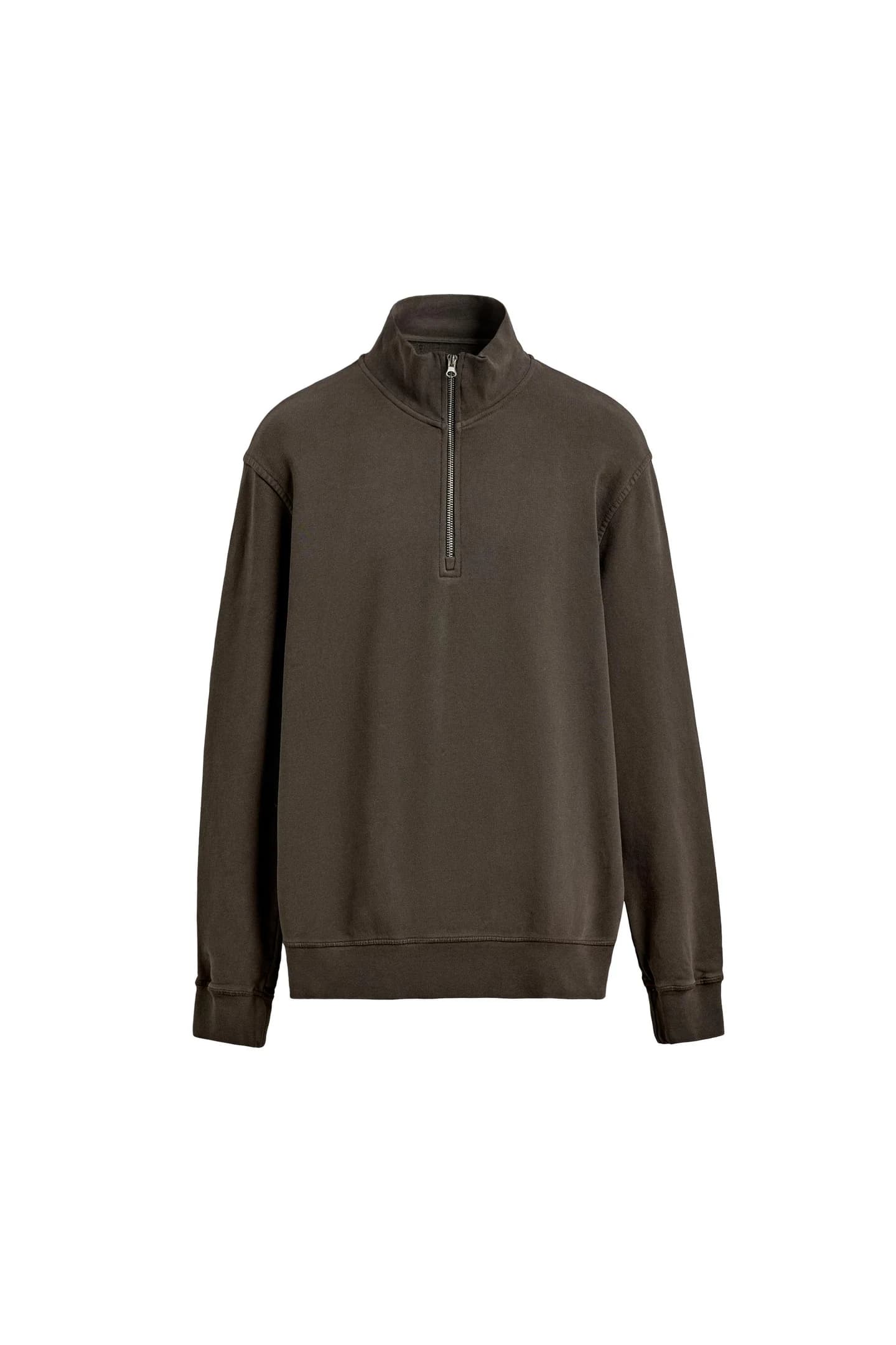 СВИТШОТ С ЭФФЕКТОМ СТИРКИ НА МОЛНИИ - фото 3