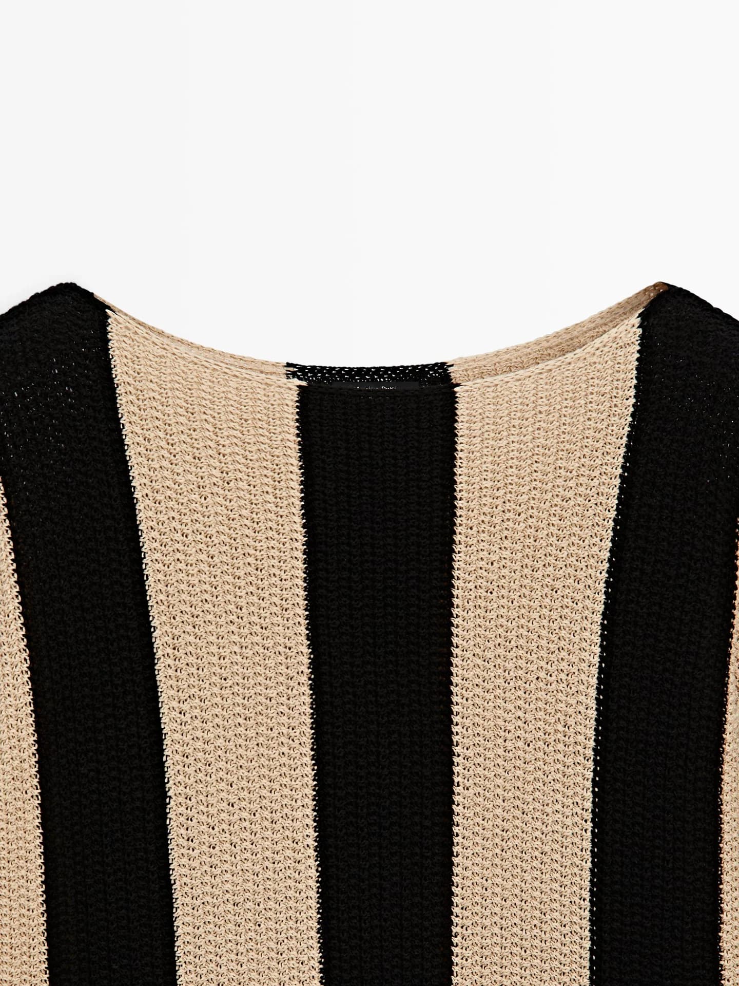 Вязаный свитер с полосками и хлопком - фото 34