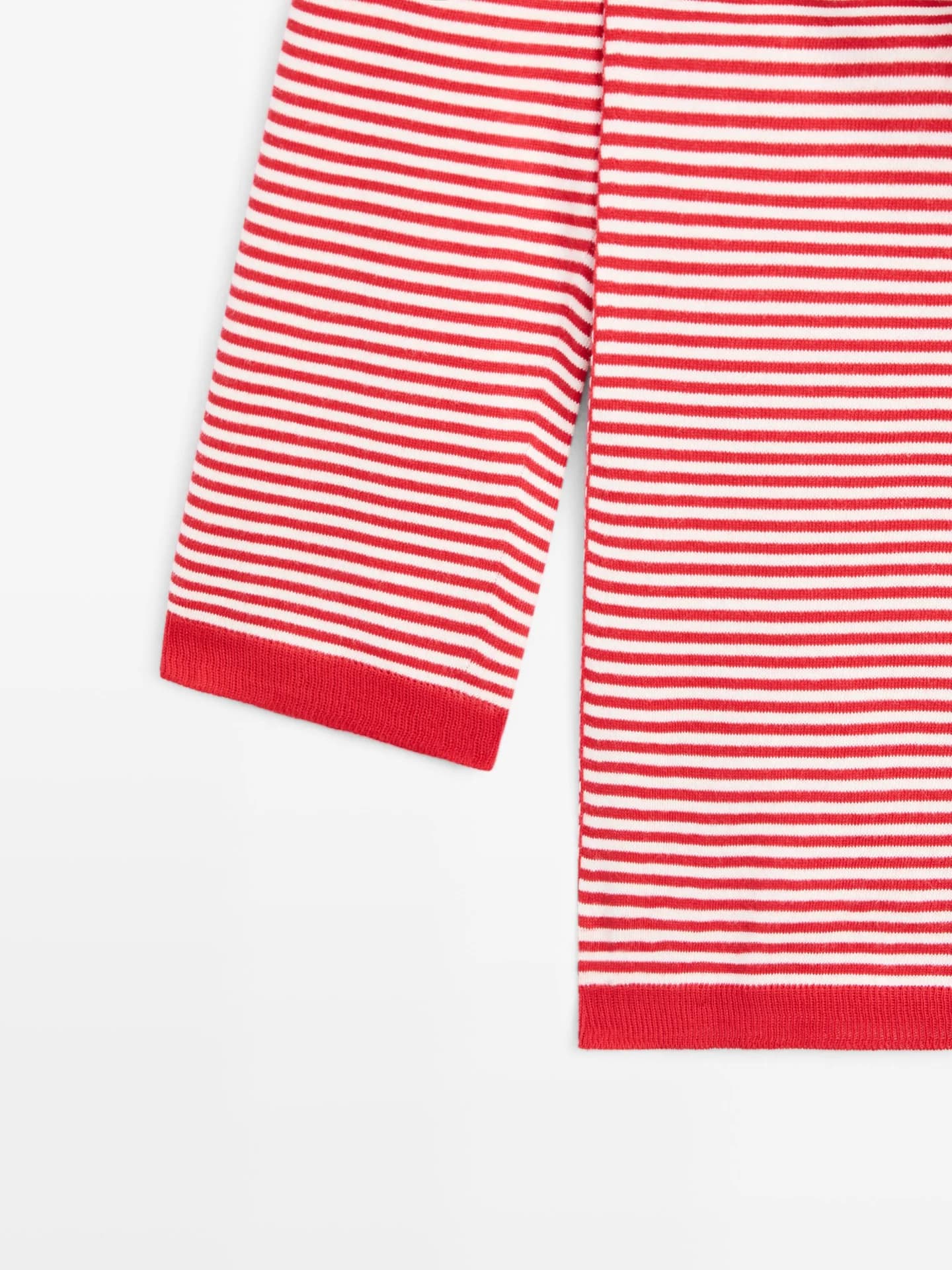 Полосатый хлопковый вязаный свитер - фото 17