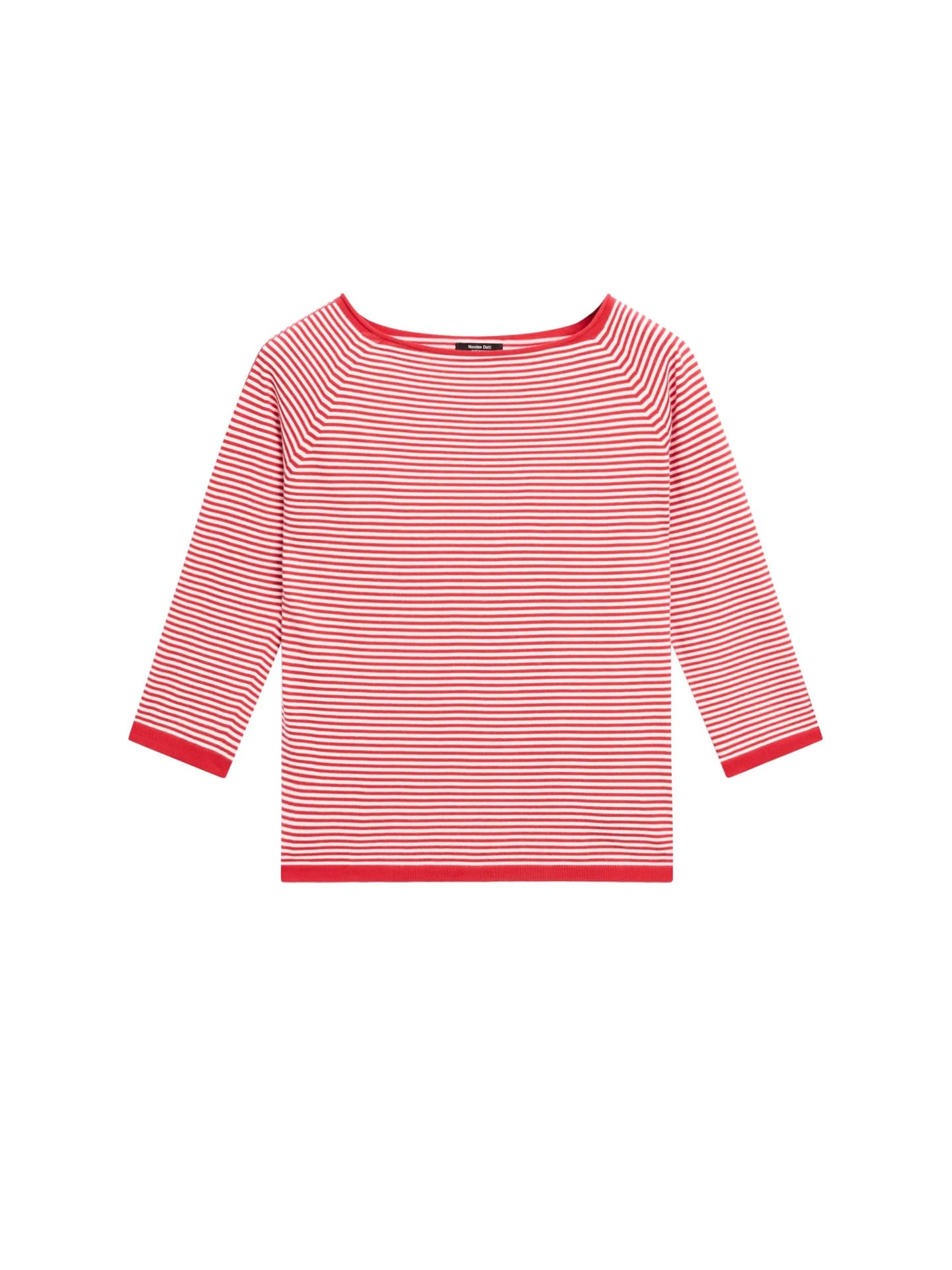 Полосатый хлопковый вязаный свитер - фото 29