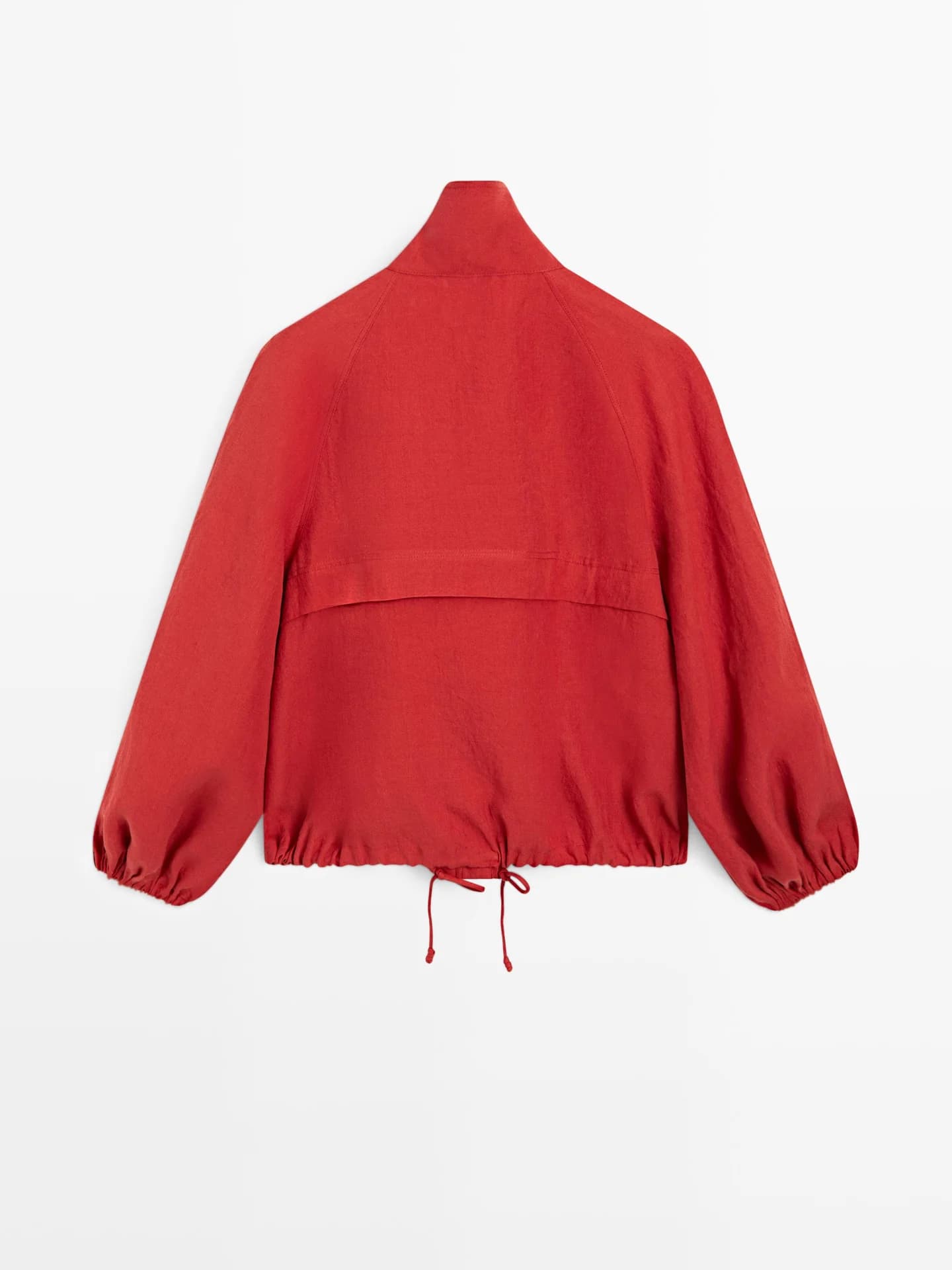 Пышный бомбер из льна - фото 2