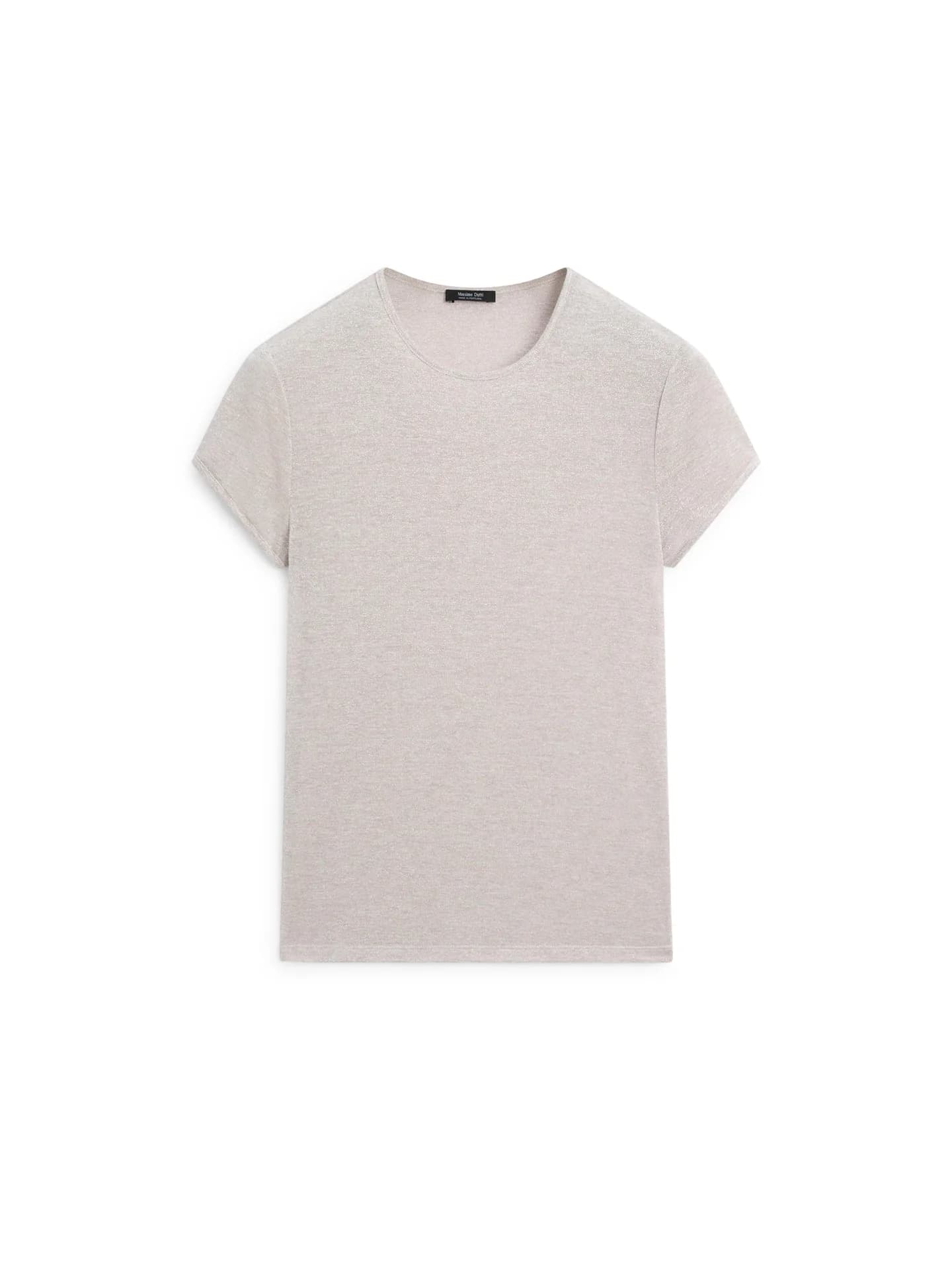 Футболка с короткими рукавами и блестящей деталью - фото 3