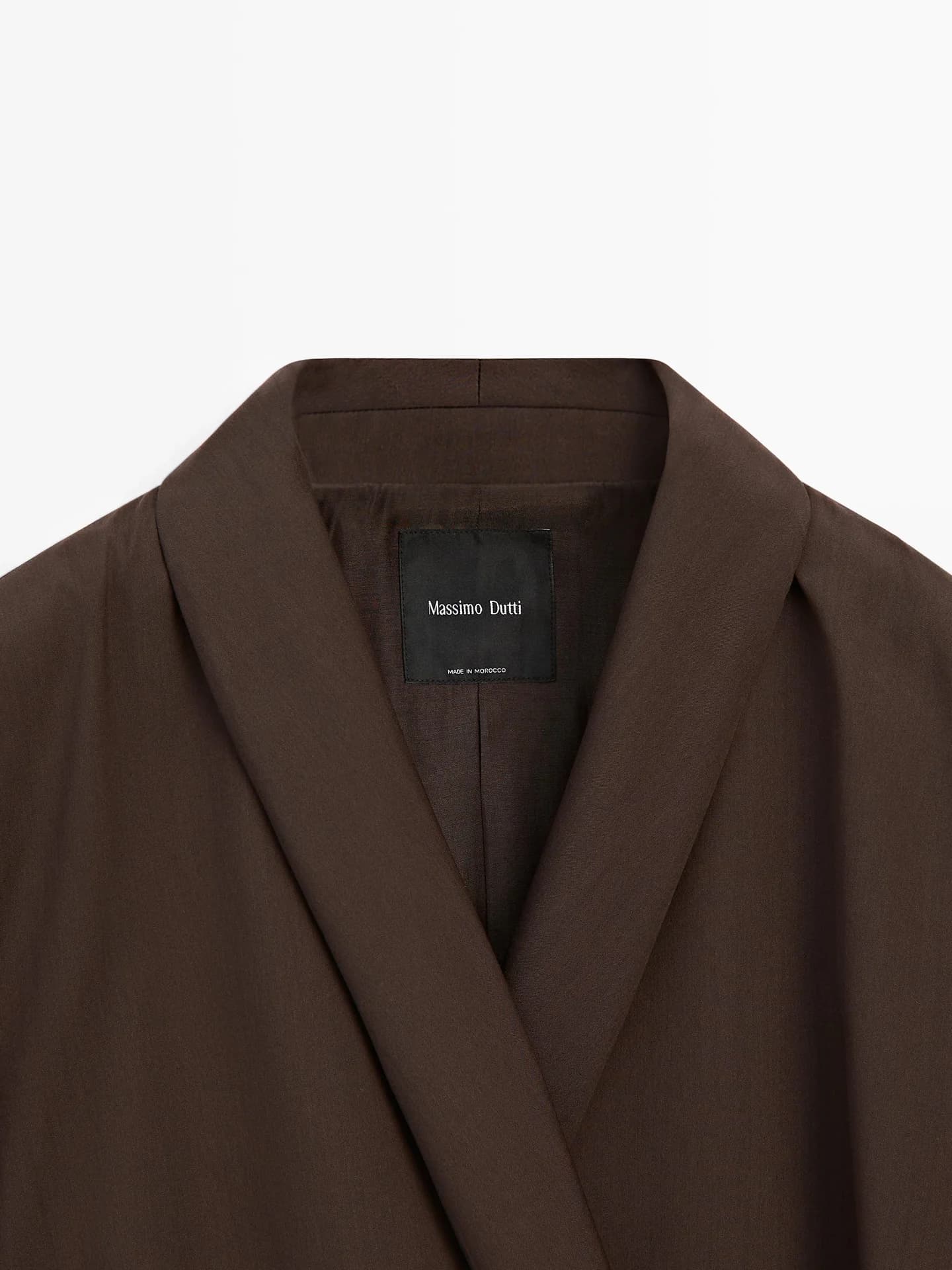 Жакет из смесовой шерсти с завязками - фото 8