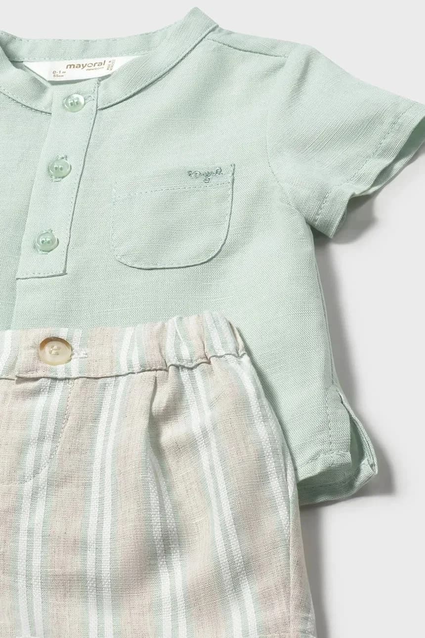 Детский комплект с оттенком льна - фото 3