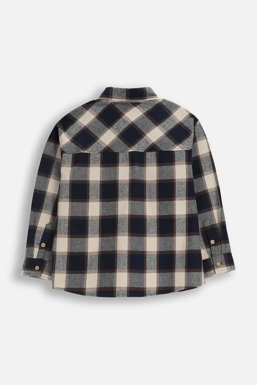 Детская хлопковая рубашка - фото 2