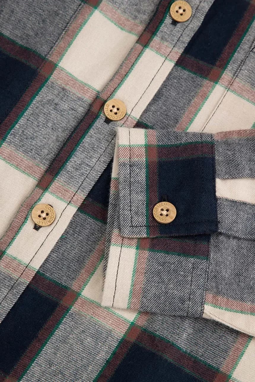 Детская хлопковая рубашка - фото 4