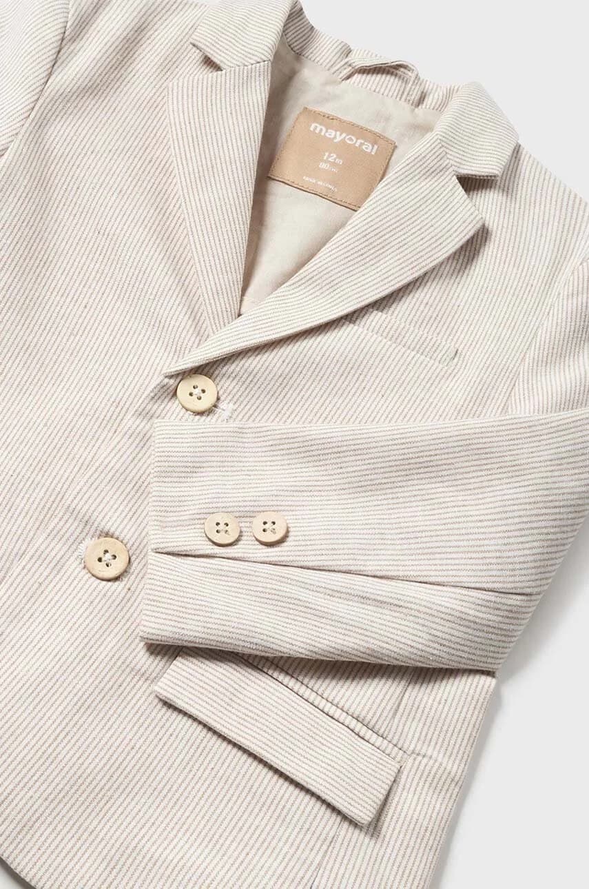 Детская куртка из смесового льна - фото 3