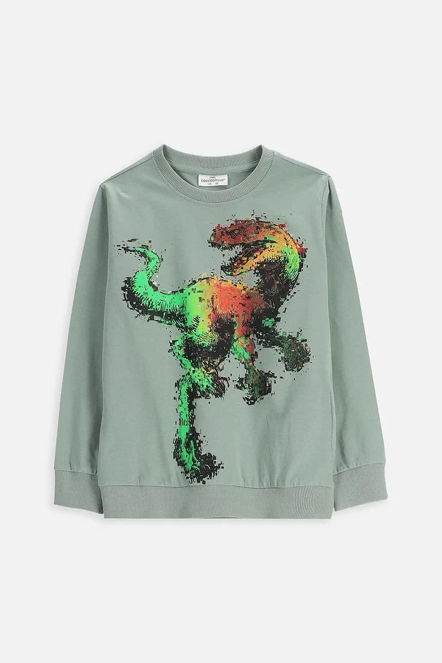 Детская хлопковая рубашка с длинным рукавом